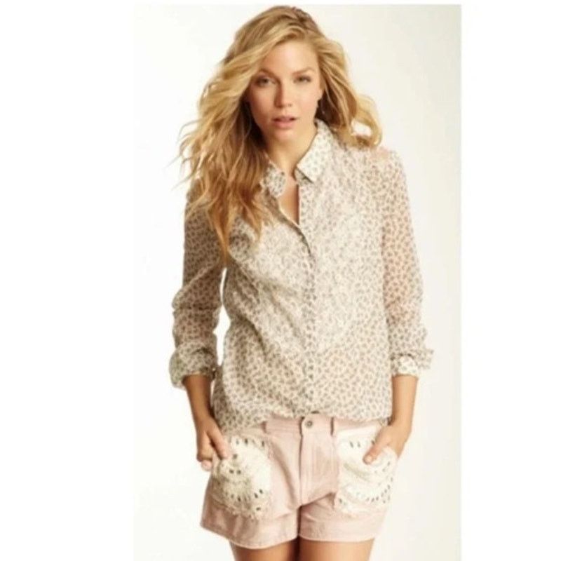 Free People Free People All That Glitters Button Down S NWT Size S / US 4 / IT 40 - 1 Thumbnail