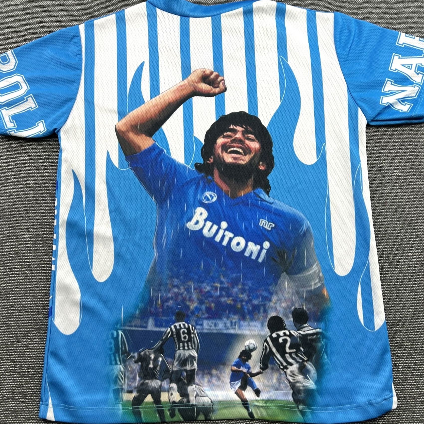 Gloverall VINTAGE Diego Maradona Napoli Football Shirt Jersey Men Small All Over Print Size US S / EU 44-46 / 1 - 3 Thumbnail