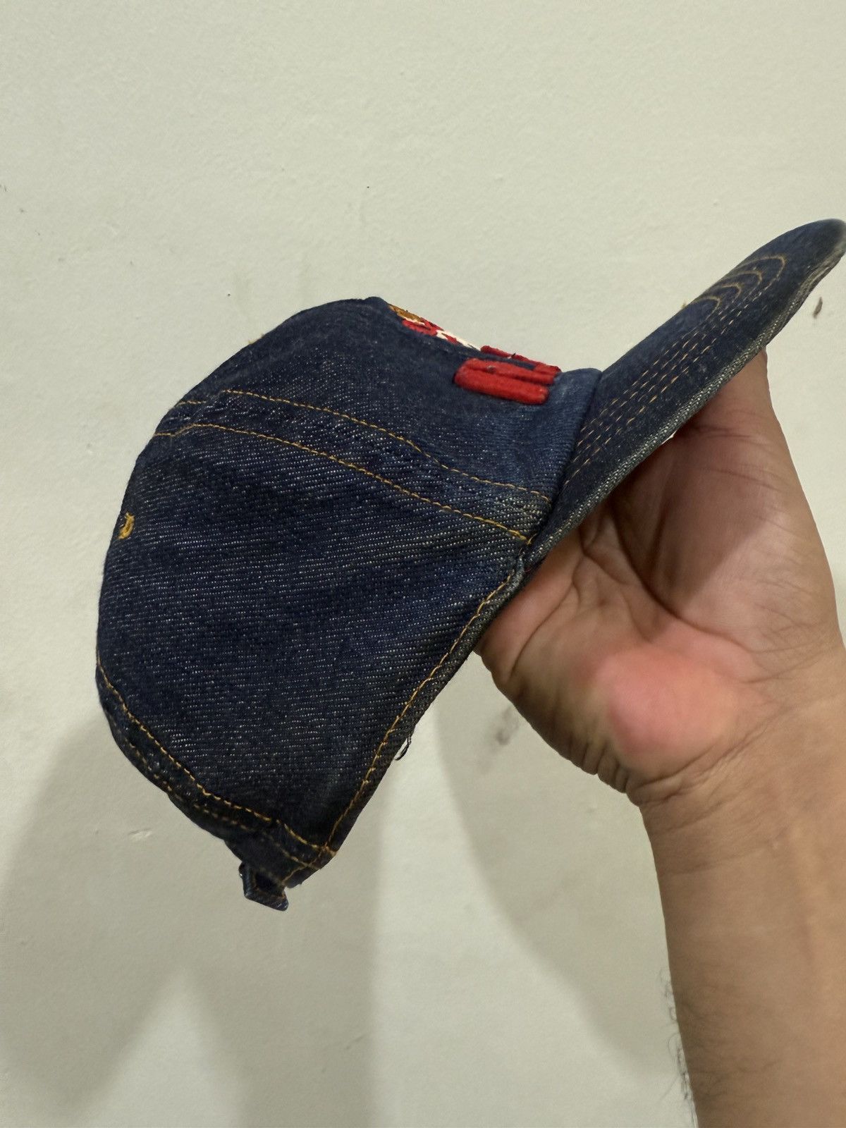 Hysteric Glamour HYS Denim Hat Size ONE SIZE - 5 Thumbnail