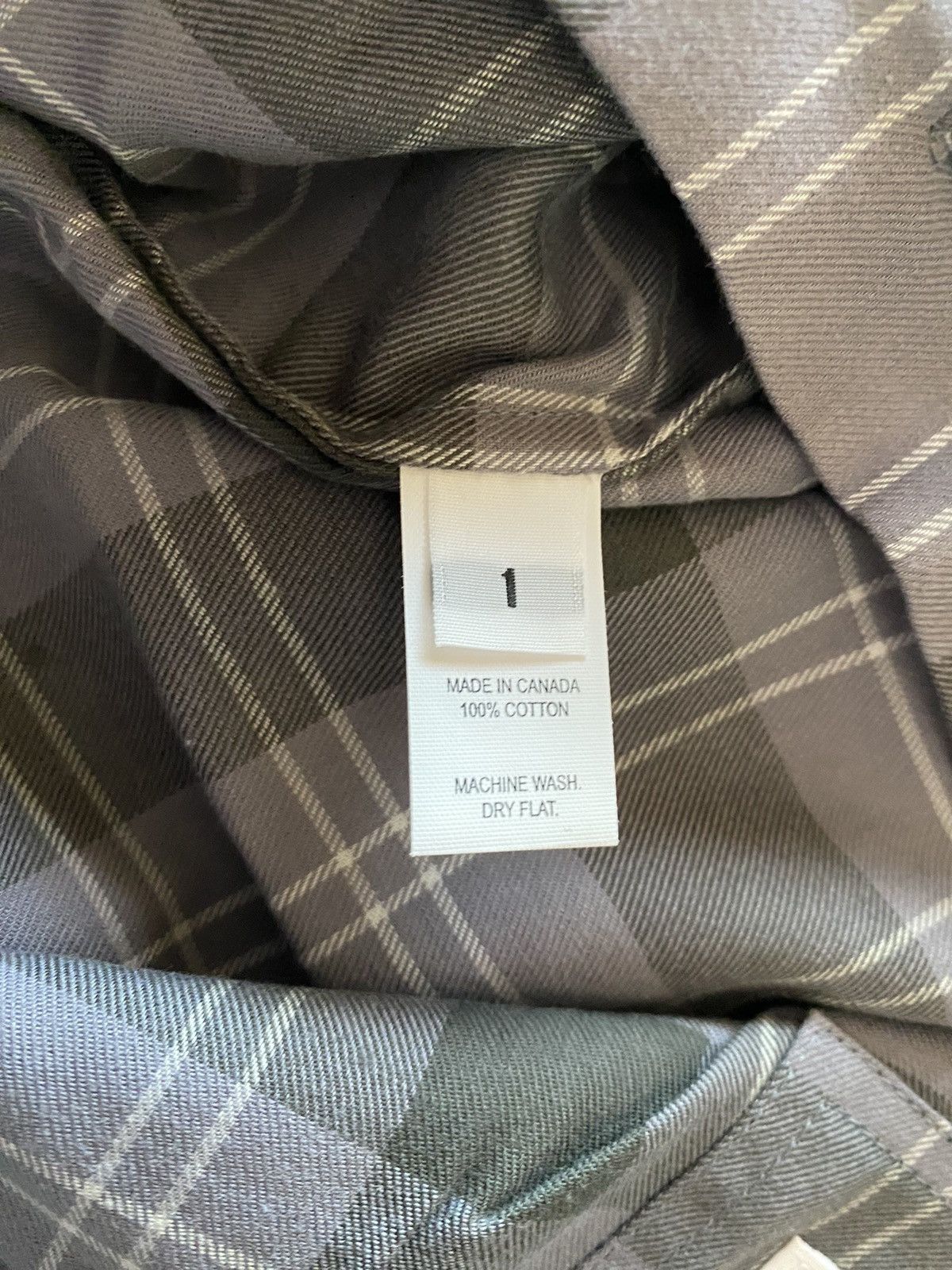 Thom Browne Thom Browne grey/lt grey flannel windowpane check 1 NWT Size US 35 - 18 Thumbnail