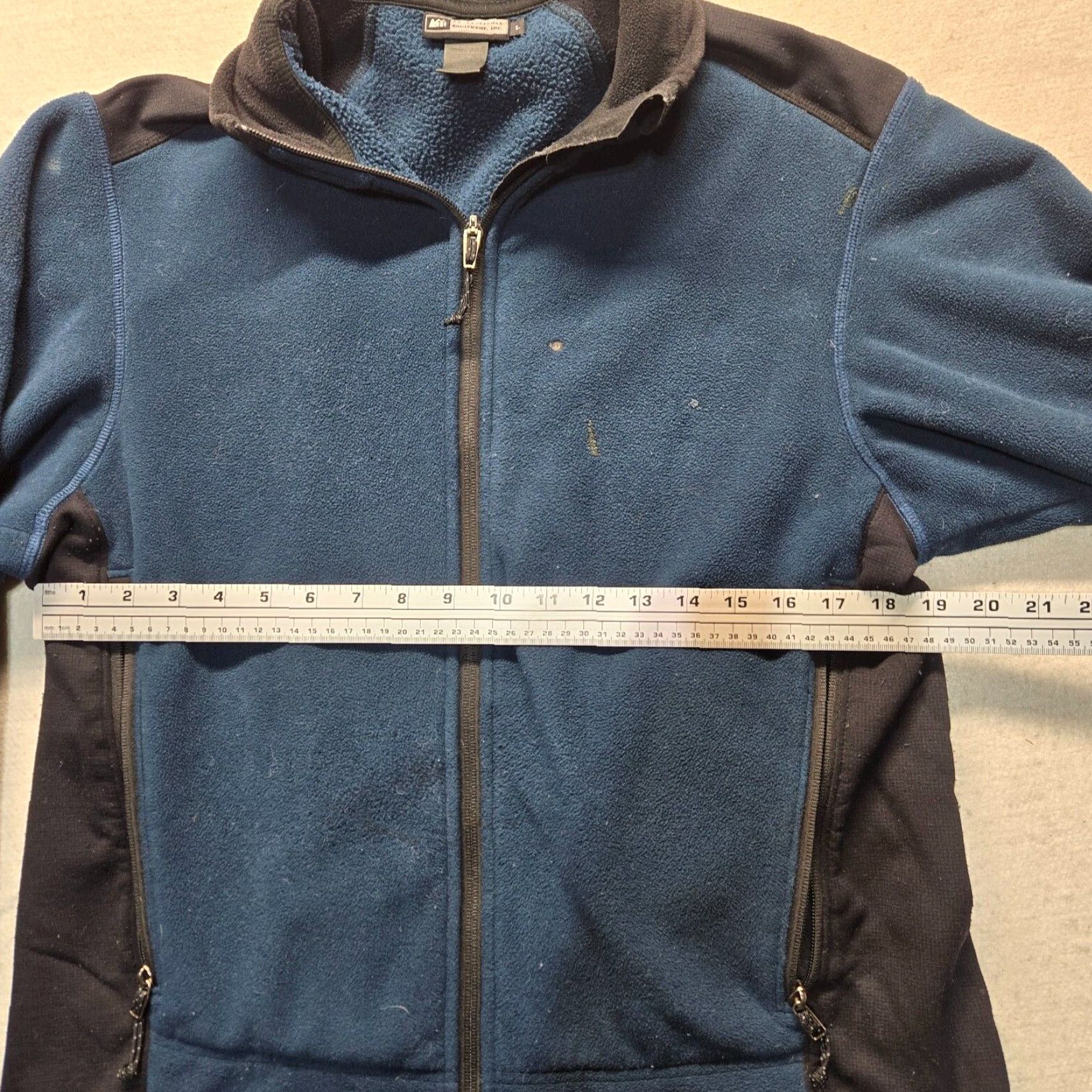 Vintage REI Full Zip Fleece Sweater Adult Men's Blue Large Size US L / EU 52-54 / 3 - 6 Thumbnail