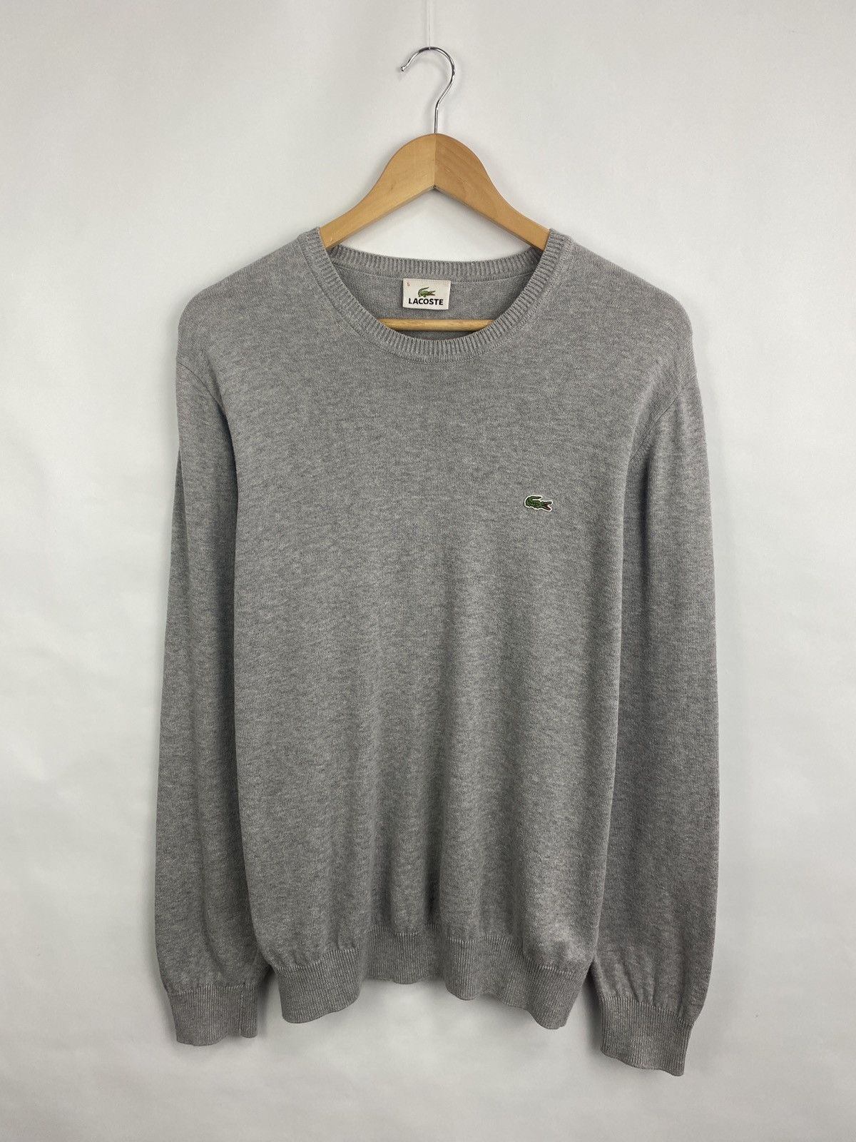 Lacoste 🇫🇷 Vintage 90s Lacoste Sweater made in France Size US L / EU 52-54 / 3 - 3 Thumbnail