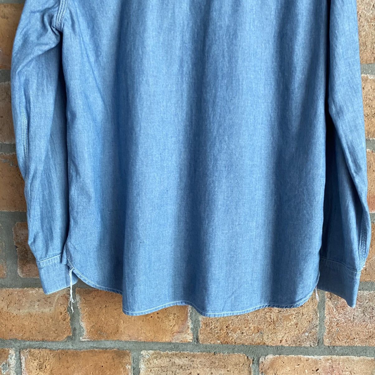 Ne-Net Ne-net Soft Blue Button-Up Cat Shirt Size US S / EU 44-46 / 1 - 6 Thumbnail