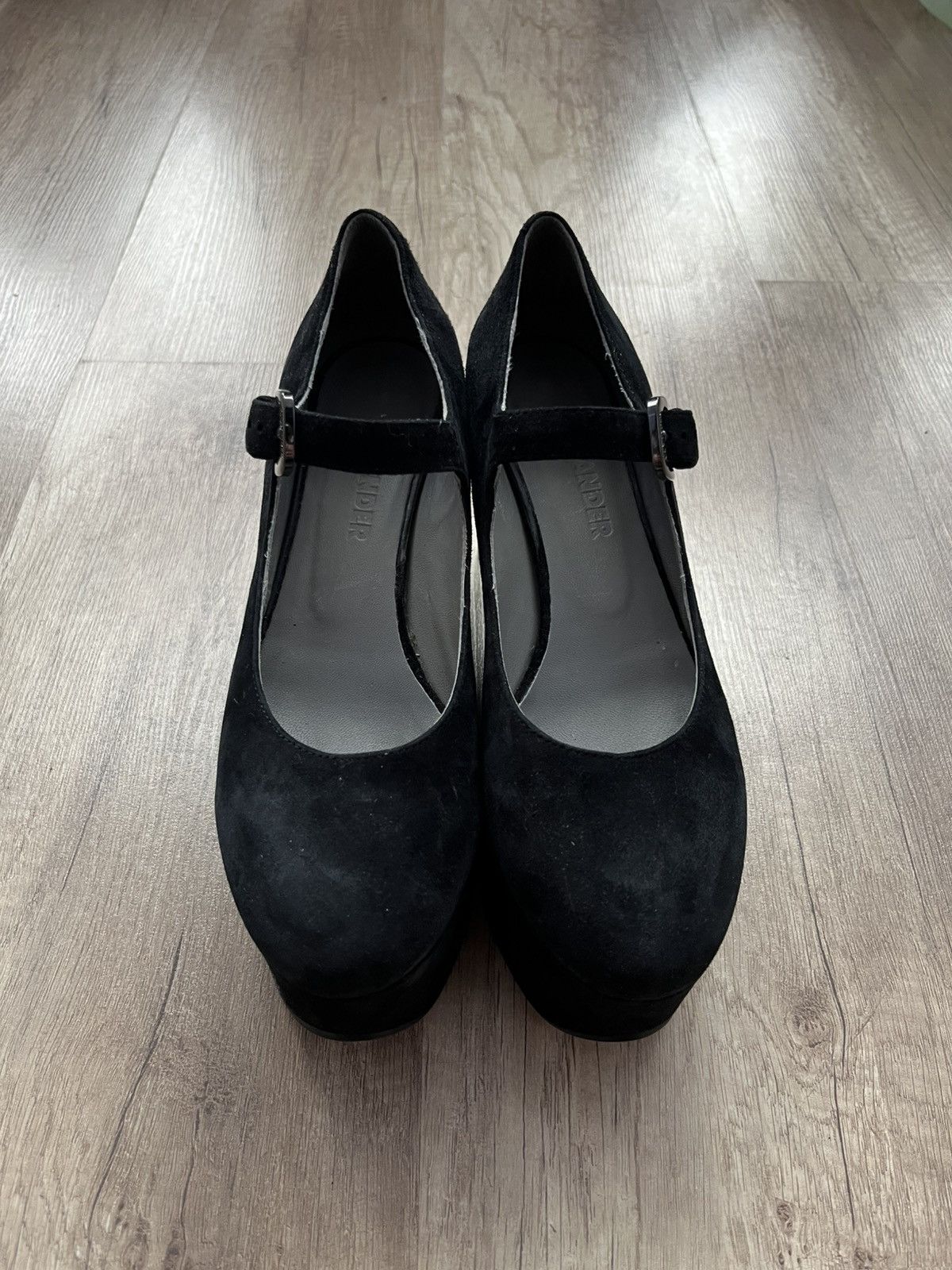 Jel Sander Helled Shoes Black Suede Size 37