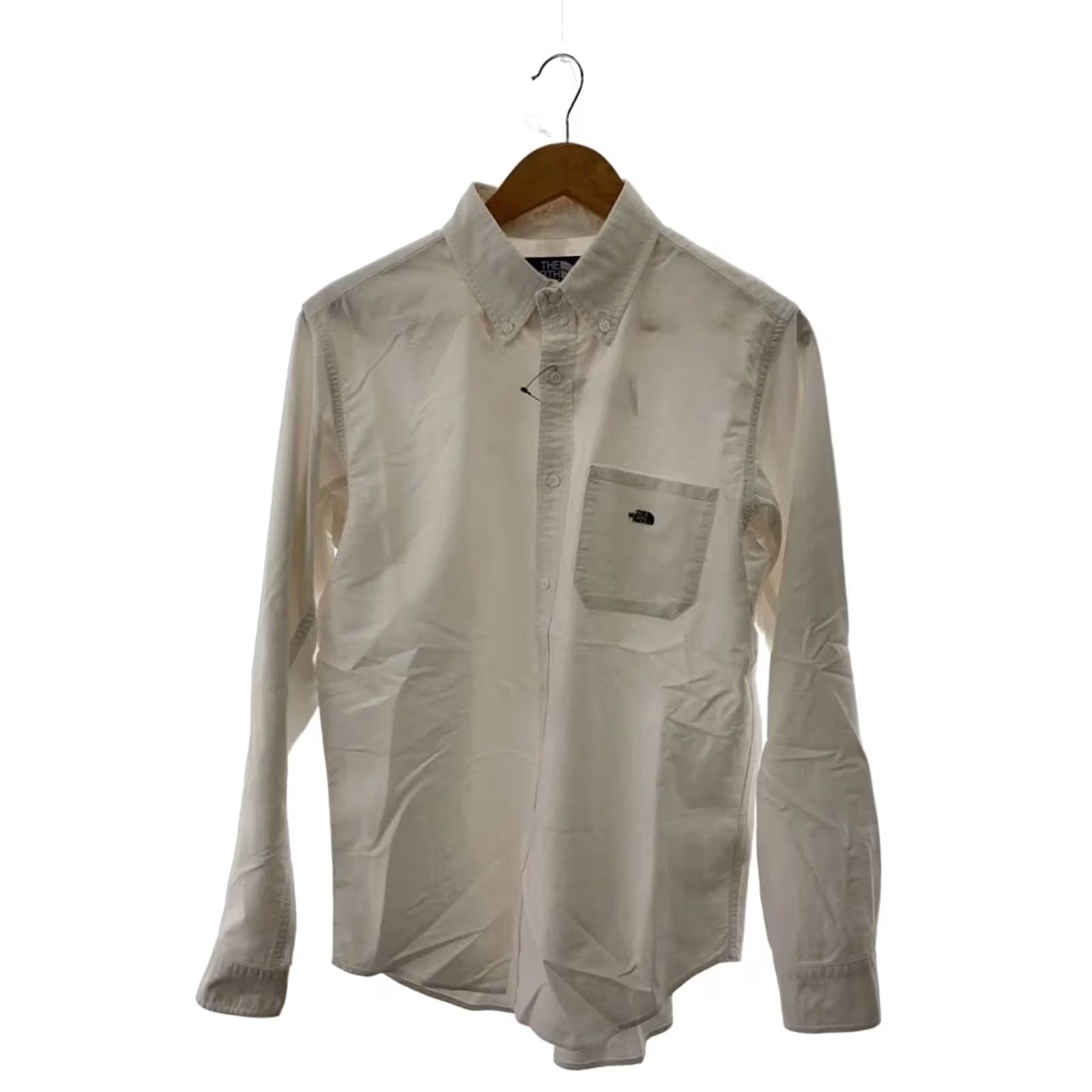 The North Face Purple Label THE NORTH FACE PURPLE LABEL Shirt Men's L Chambray White Cotton Polyester Button-Up Long Sleeve Casual Travel 74cm 56cm Japan Size US L / EU 52-54 / 3 - 2 Thumbnail