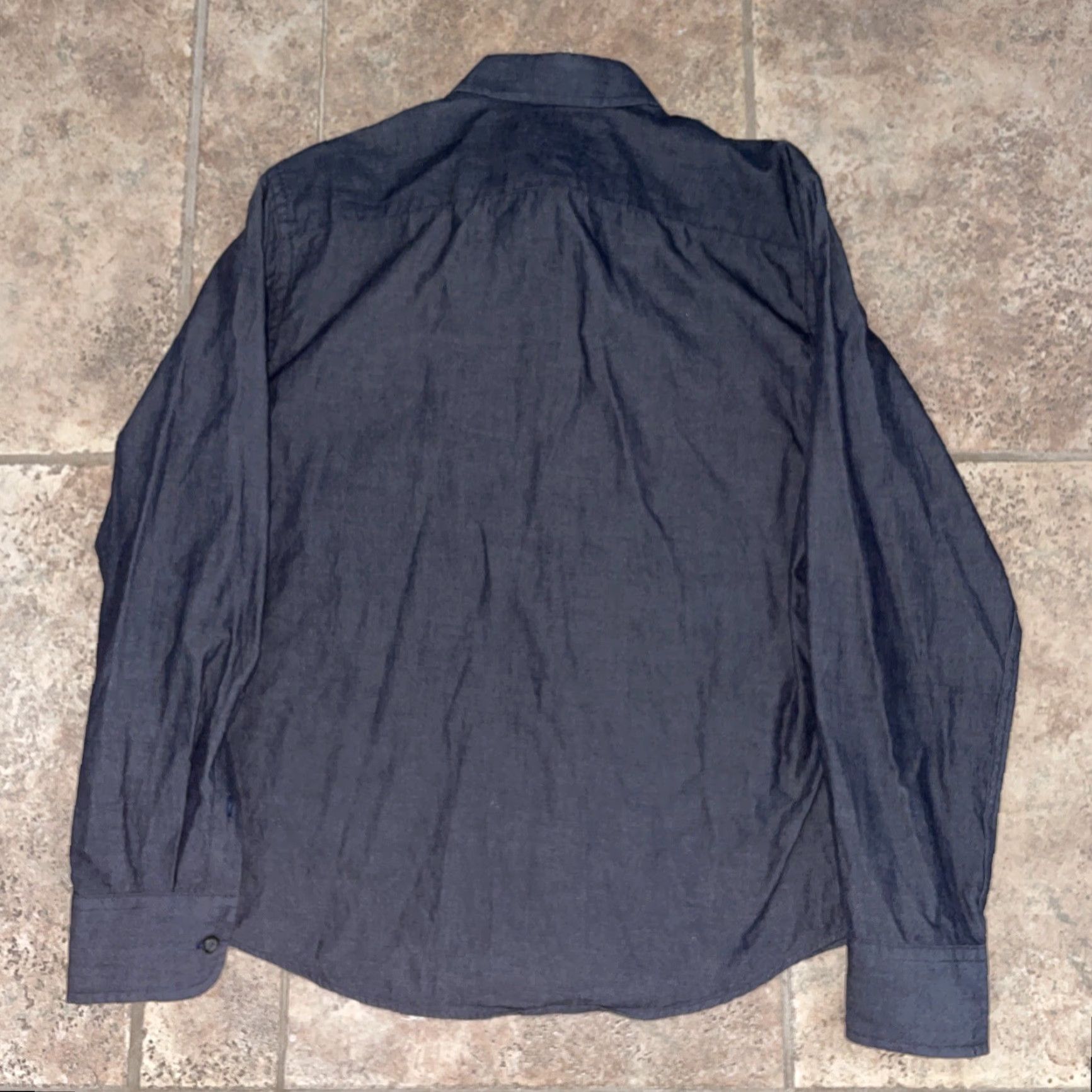 UNTUCKit VINTAGE Untuckit Gray Men's Button-Down Shirt Long Sleeve Medium M Size US M / EU 48-50 / 2 - 4 Thumbnail