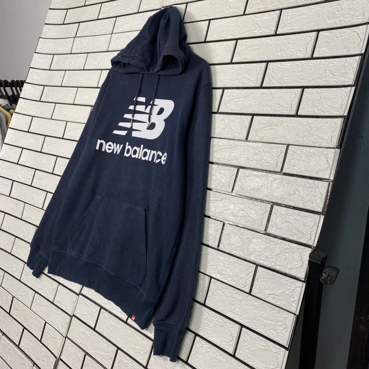 Japanese Brand Vintage Hoodie Pull Over New Balance Big Logo Over Print Size US L / EU 52-54 / 3 - 3 Thumbnail