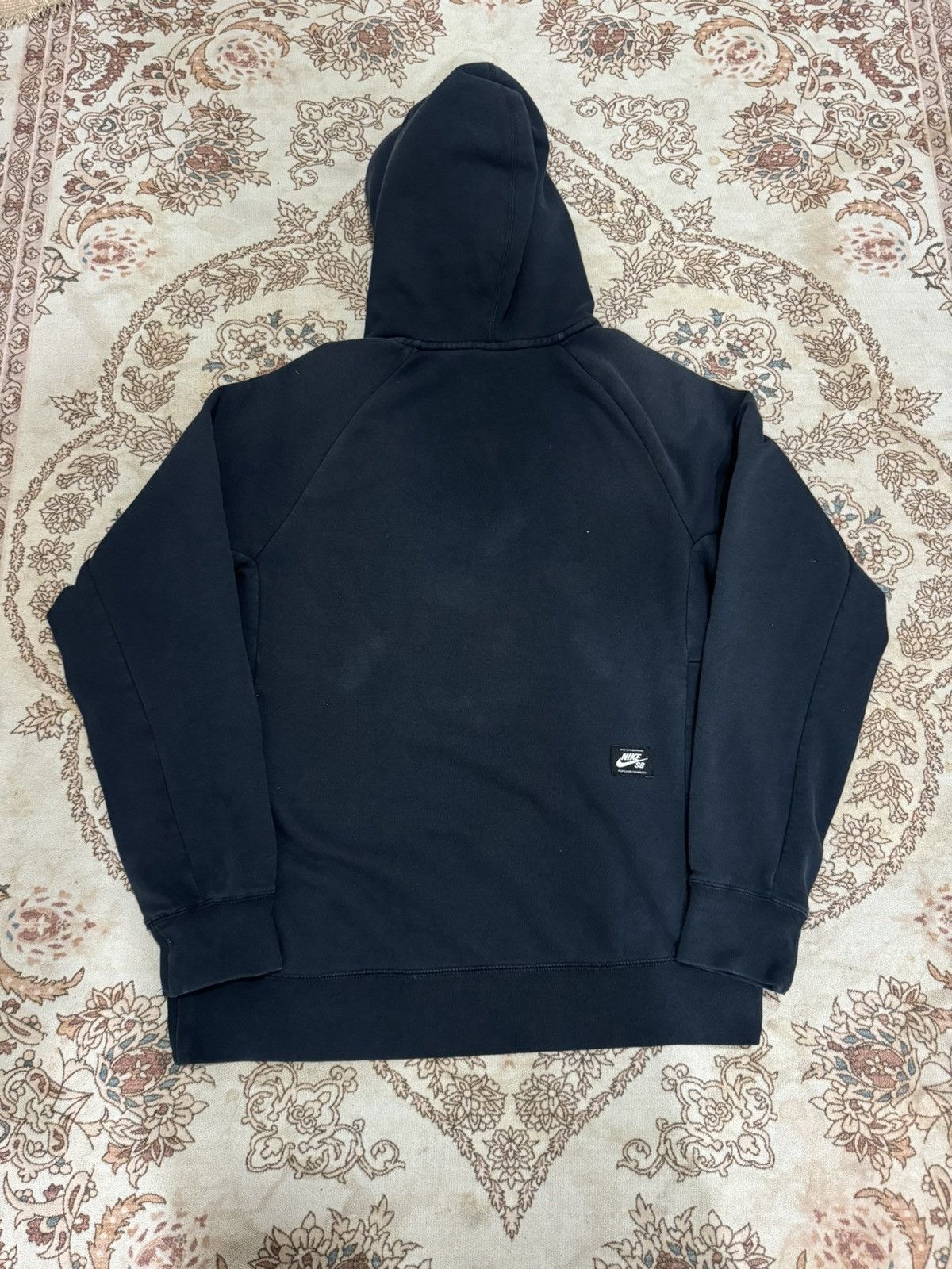Nike × Vintage Vintage NIKE SB Big Swoosh Hoodie Size US M / EU 48-50 / 2 - 5 Thumbnail