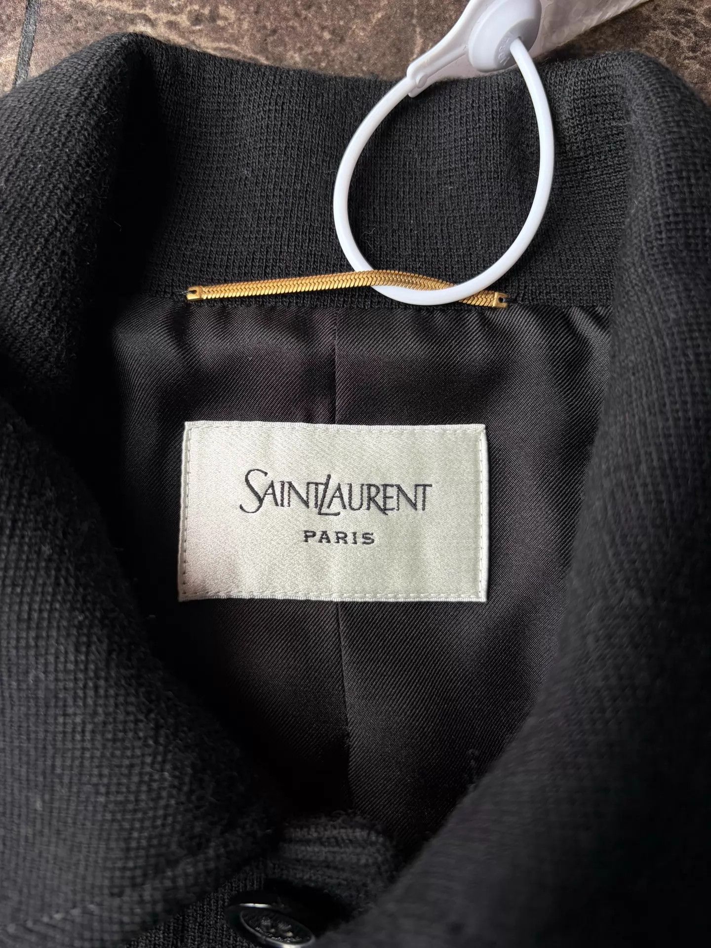 Saint Laurent Paris Saint Laurent Black Wool Short Jacket 38 Size S / US 4 / IT 40 - 2 Thumbnail