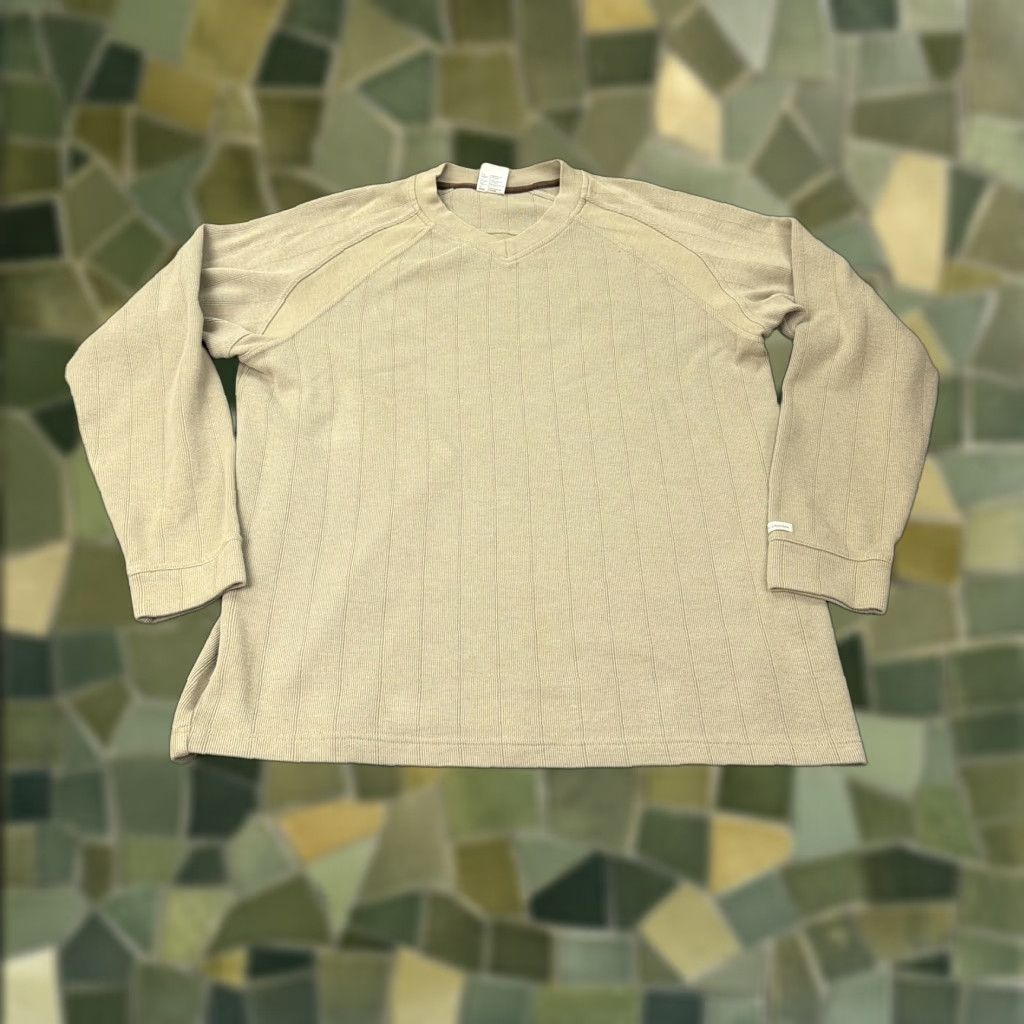 Vintage VINTAGE Columbia Sweater Mens 2XL Beige V Neck Knit Pullover Outdoor Casual XCO Size US XXL / EU 58 / 5 - 1 Thumbnail
