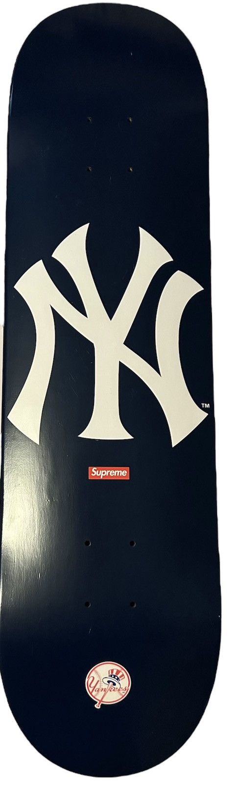 スケートボード Supreme New York Yankees Skateboard Navy Supreme New York Yankees Skateboard Deck Navy - SS15 - US