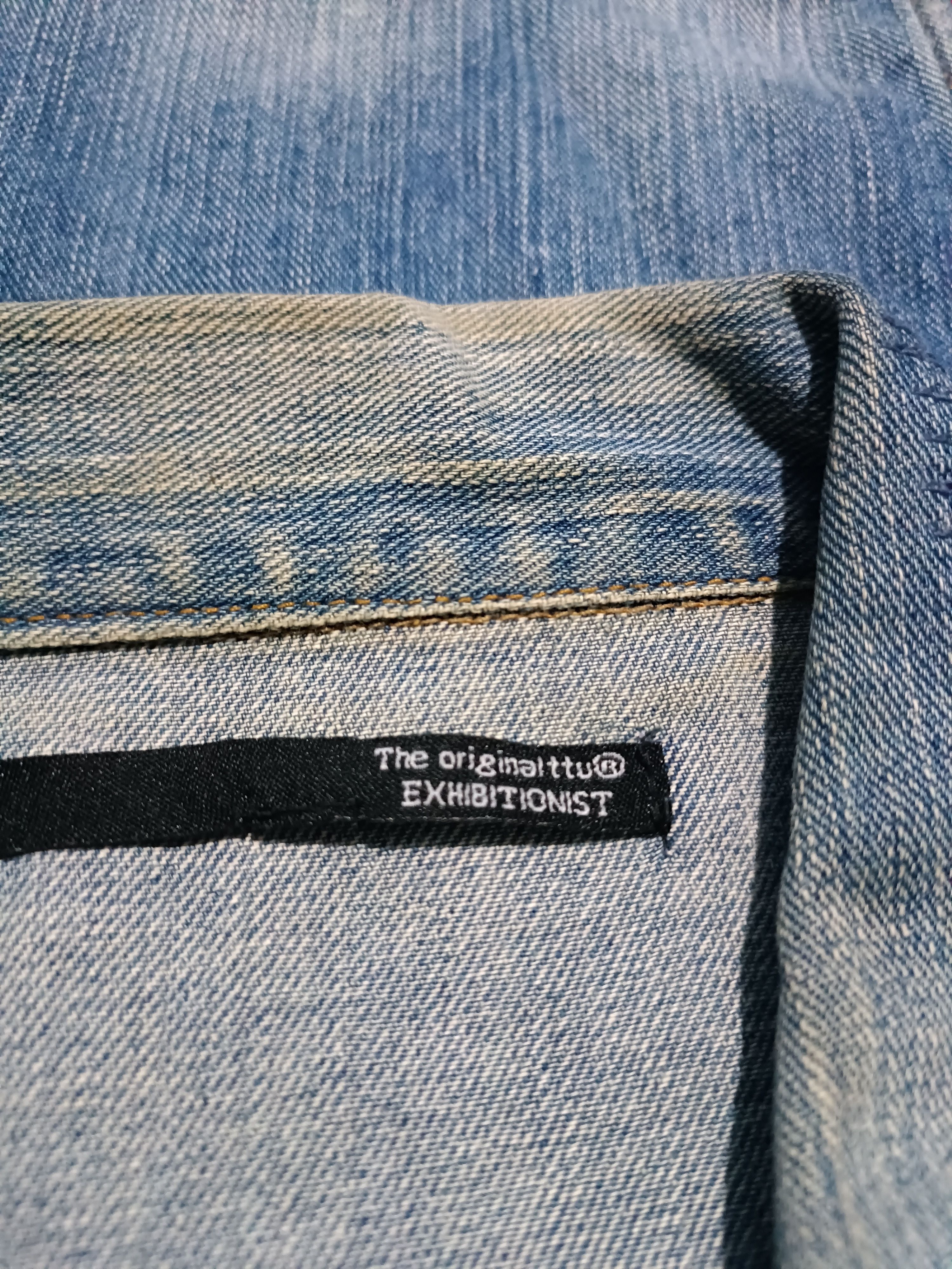 14th Addiction Japanese Brand Ripped Denim Jacket Slim Fit Size US M / EU 48-50 / 2 - 7 Thumbnail