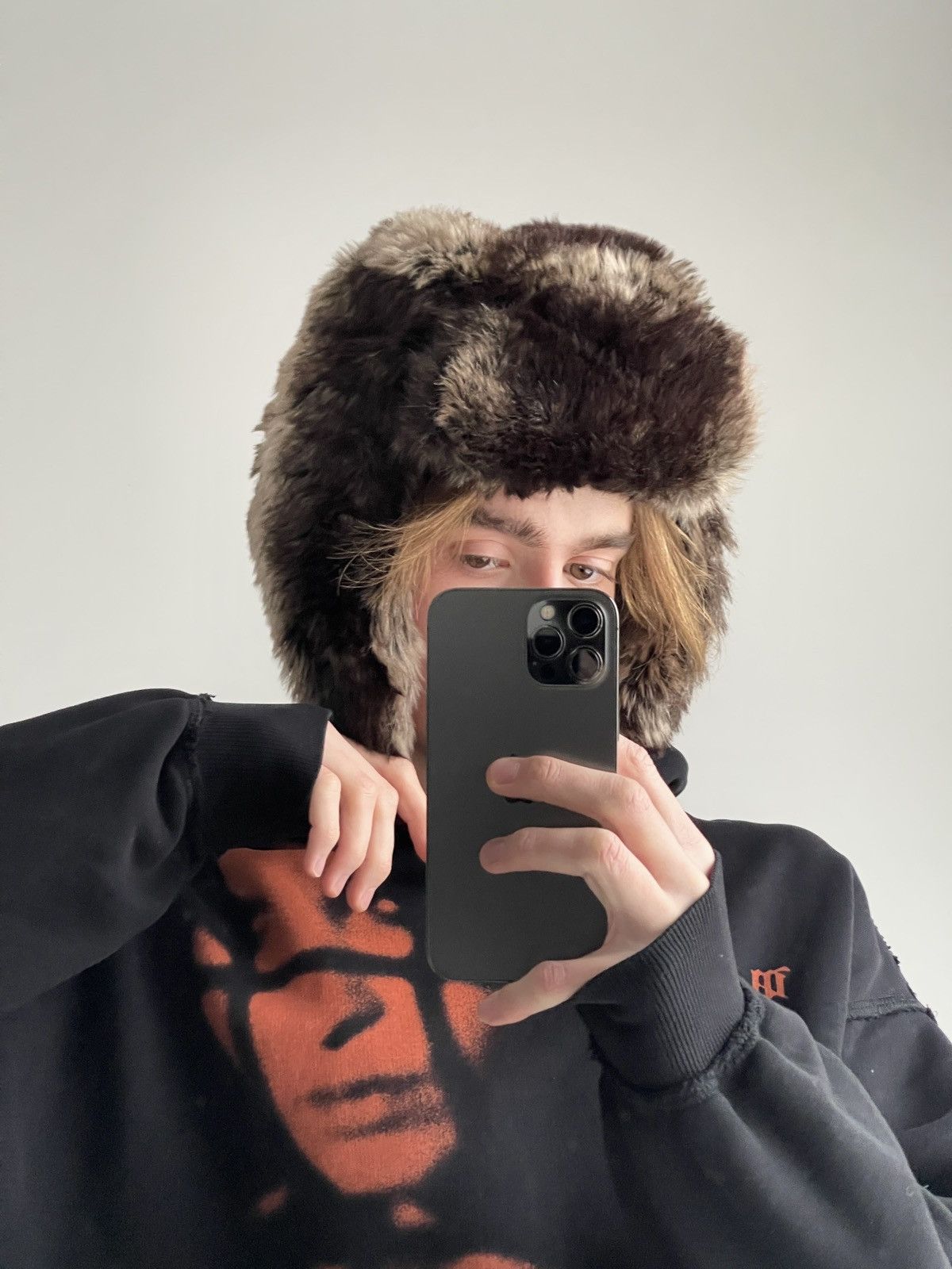 Japanese Brand Vintage fuzzy mohair japanese ushanka hat avant garde Size ONE SIZE - 4 Thumbnail