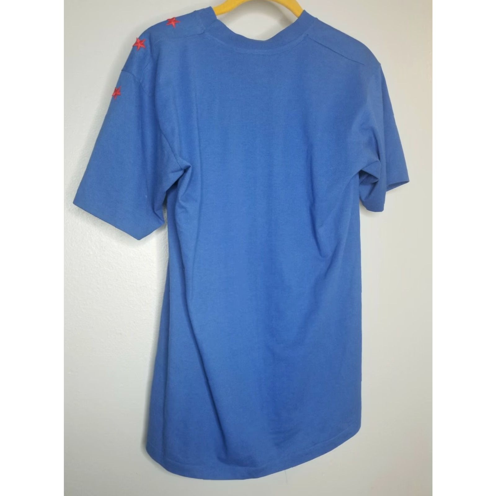 Vintage VINTAGE The Learsi Collection T-Shirt Mens M Patriotic 4th of July Single Stitch Cotton Blue Stars 80s 90s Womens Mens Girls Size M / US 6-8 / IT 42-44 - 2 Thumbnail