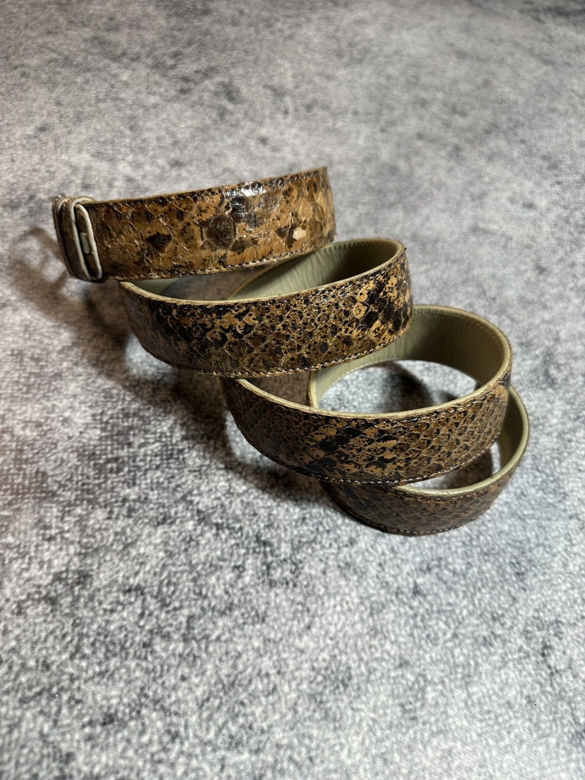 Other Y2K Snake Belts Streetwear Leather Avant Garde Vintage USA Size ONE SIZE - 1 Thumbnail