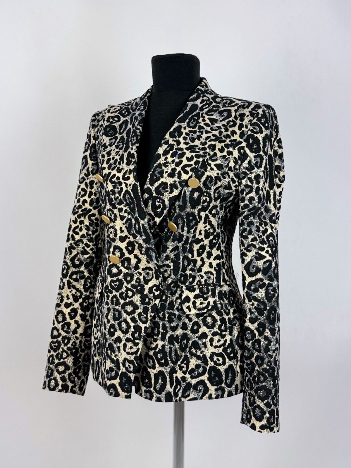 Tagliatore Tagliatore Leopard Double Breasted Women’s Blazer Size M / US 6-8 / IT 42-44 - 1 Thumbnail