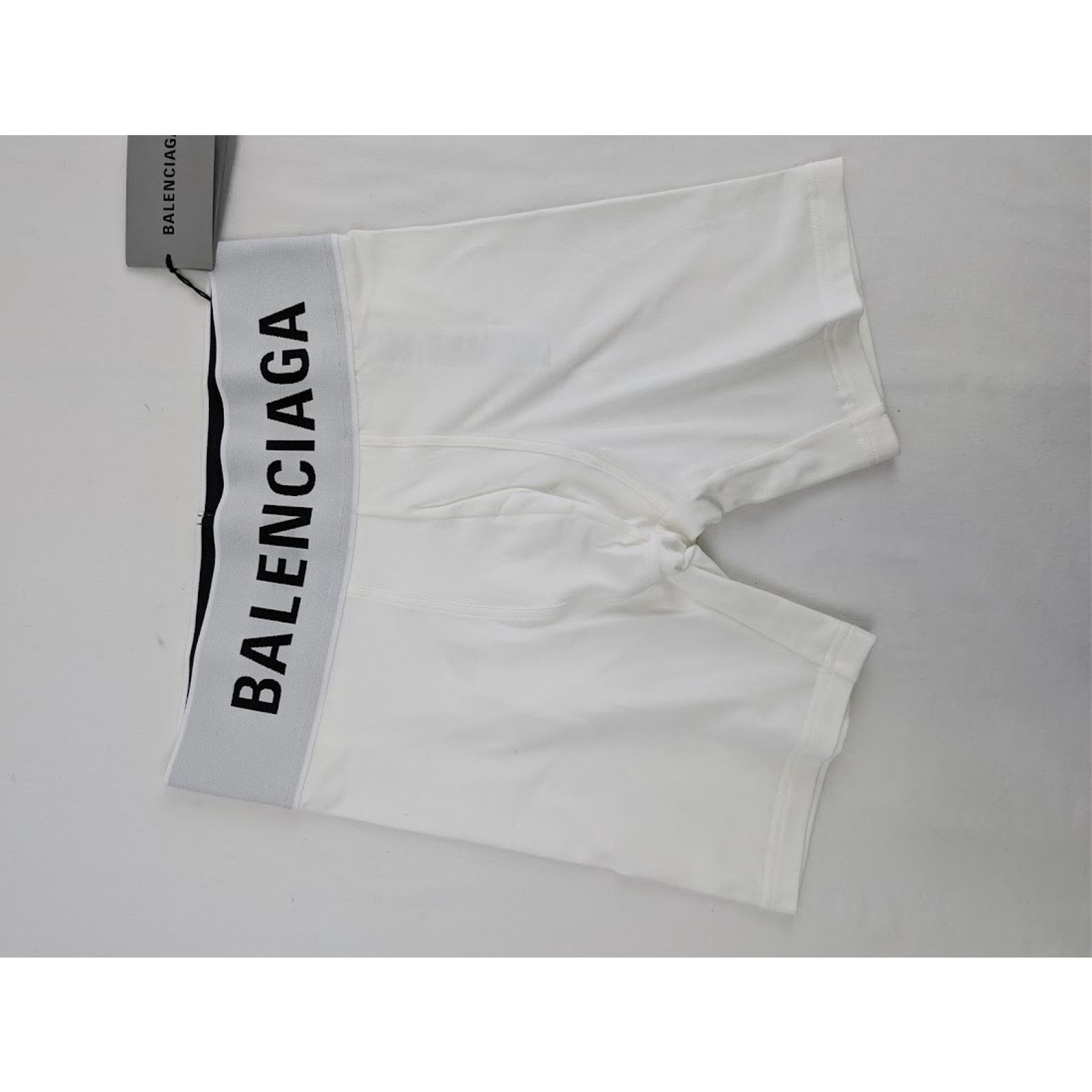 Balenciaga o1rshd1 Q:2 / Size: L / Midway Boxer Brief Shorts in White Size US 34 / EU 50 - 7 Thumbnail