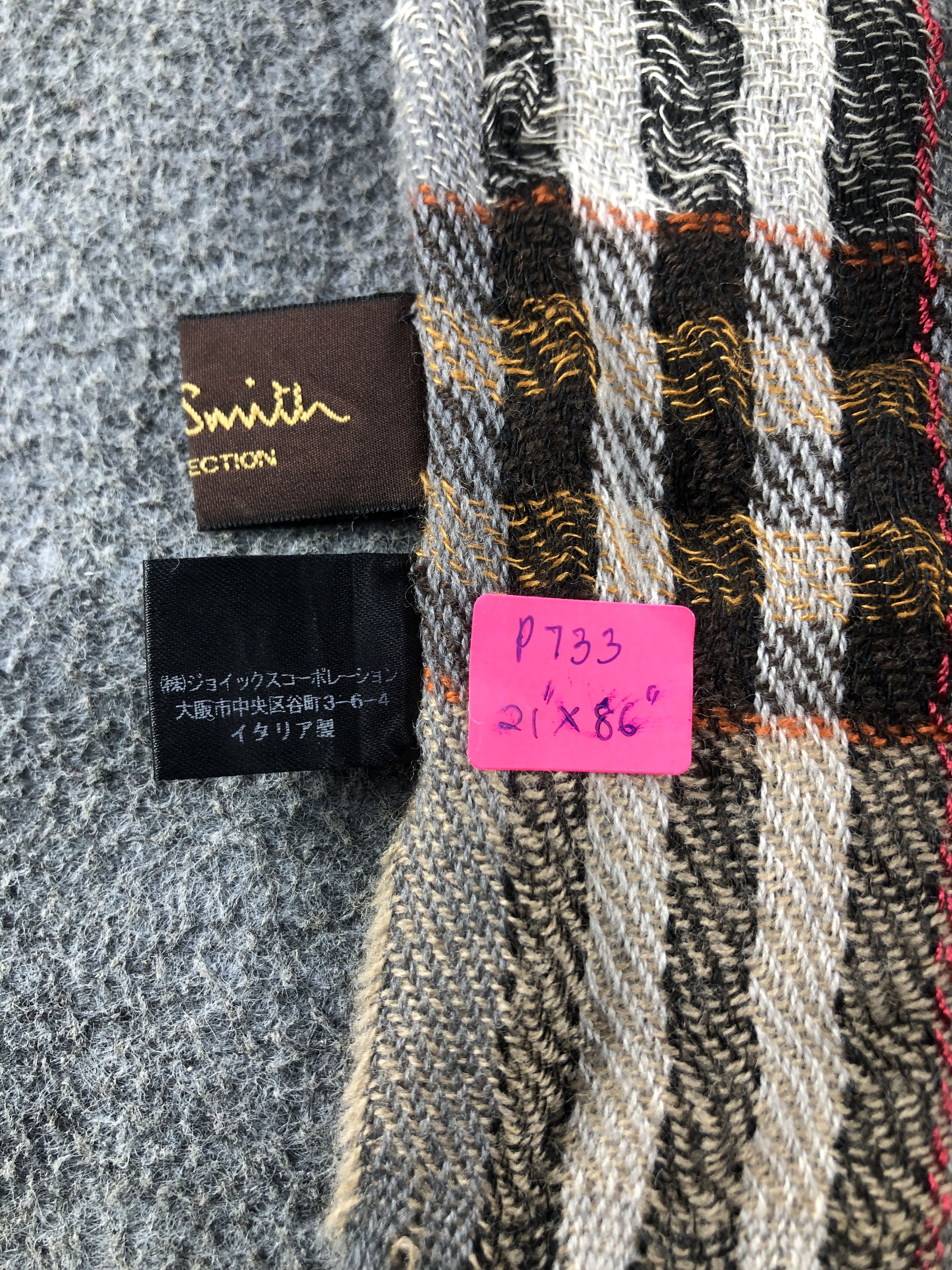 Paul Smith Paul Smith Scarf / Muffler / Neckwear P733 Size ONE SIZE - 3 Thumbnail