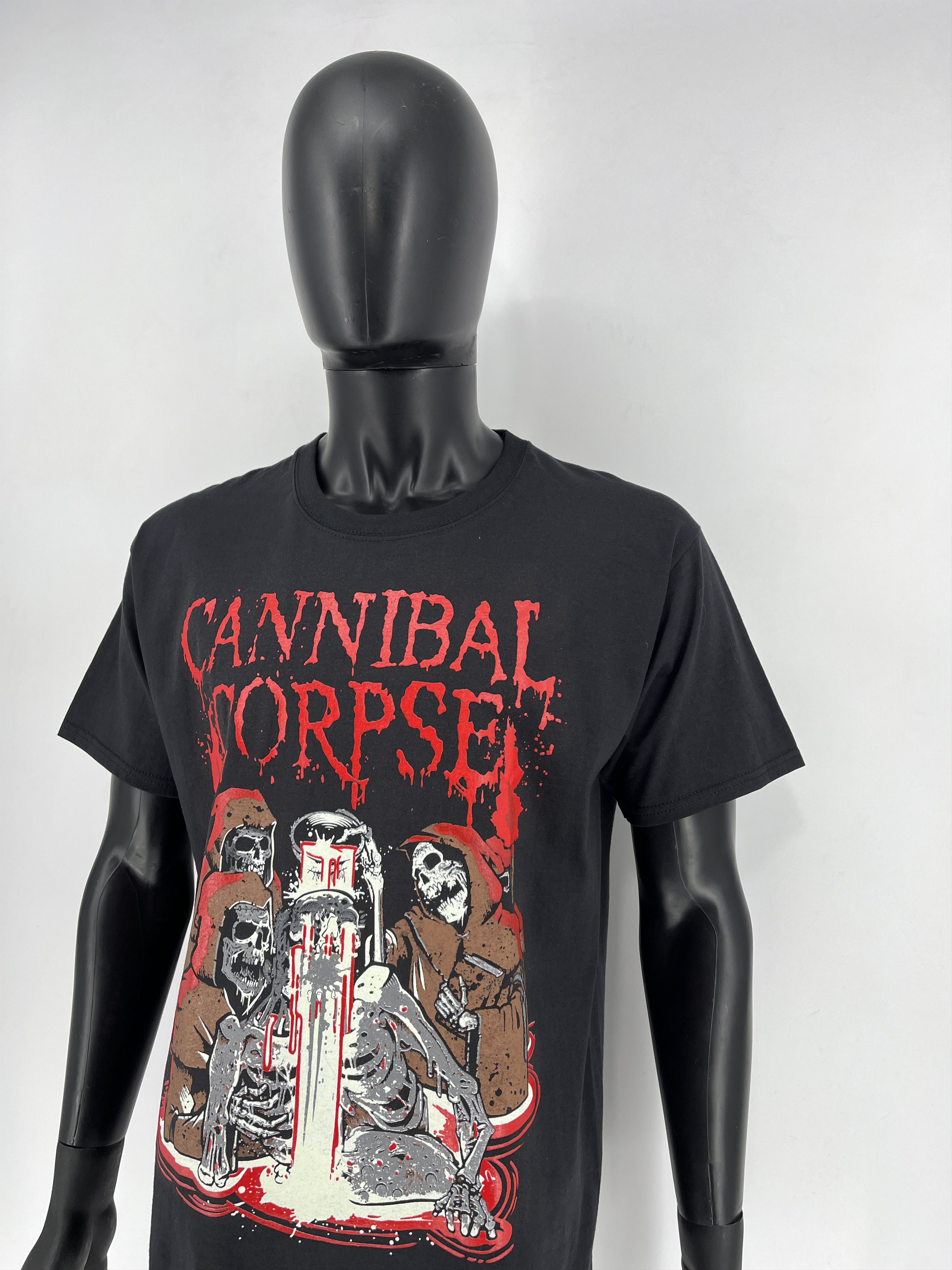 Band Tees Vintage Y2K Cannibal Corpse (Napalm Death Cradle Filth Size US XL / EU 56 / 4 - 4 Thumbnail