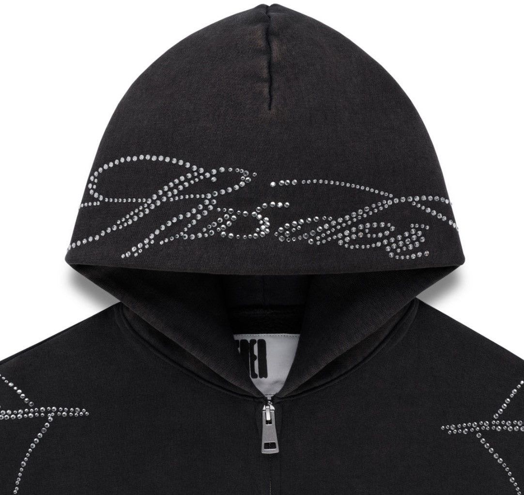 Sp5der Rhinestone Web Zip Hoodie Size US M / EU 48-50 / 2 - 5 Thumbnail