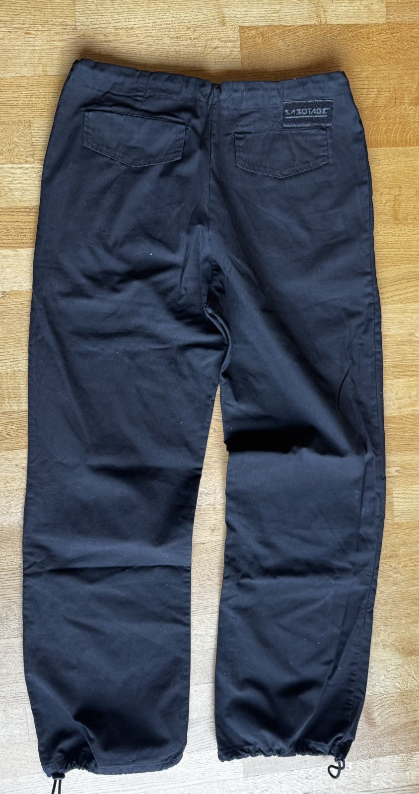 Walter Van Beirendonck NOS 1990’s / Sabotage Draw Cords Logo Pants Size US 36 / EU 52 - 16 Thumbnail