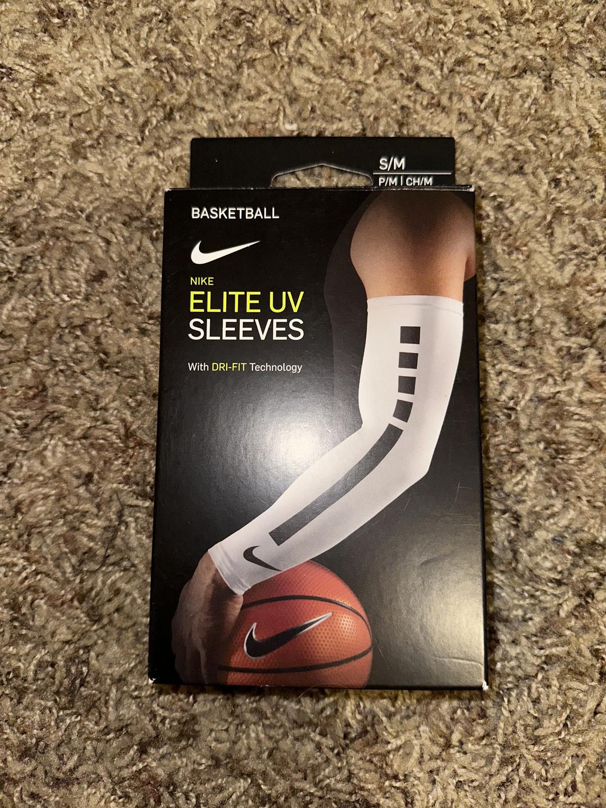 Nike Nike Pro Elite White Sleeves 2.0 Size ONE SIZE - 1 Thumbnail