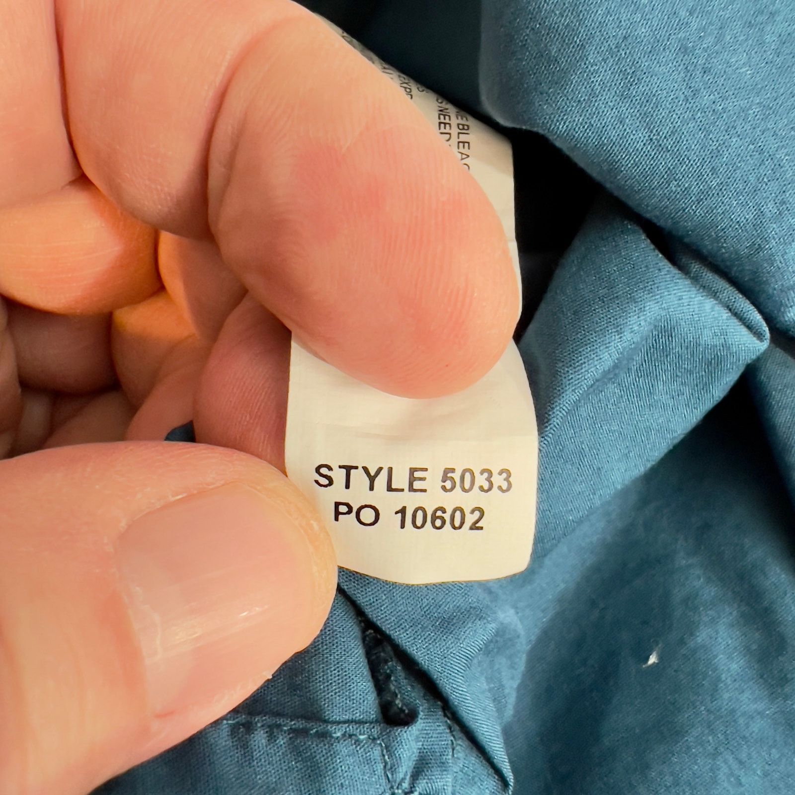Other Eloquii Blouse Top Woman 18 Blue Elastic Cuffs Tie Back Size XXL / US 16-18 / IT 52-54 - 13 Thumbnail