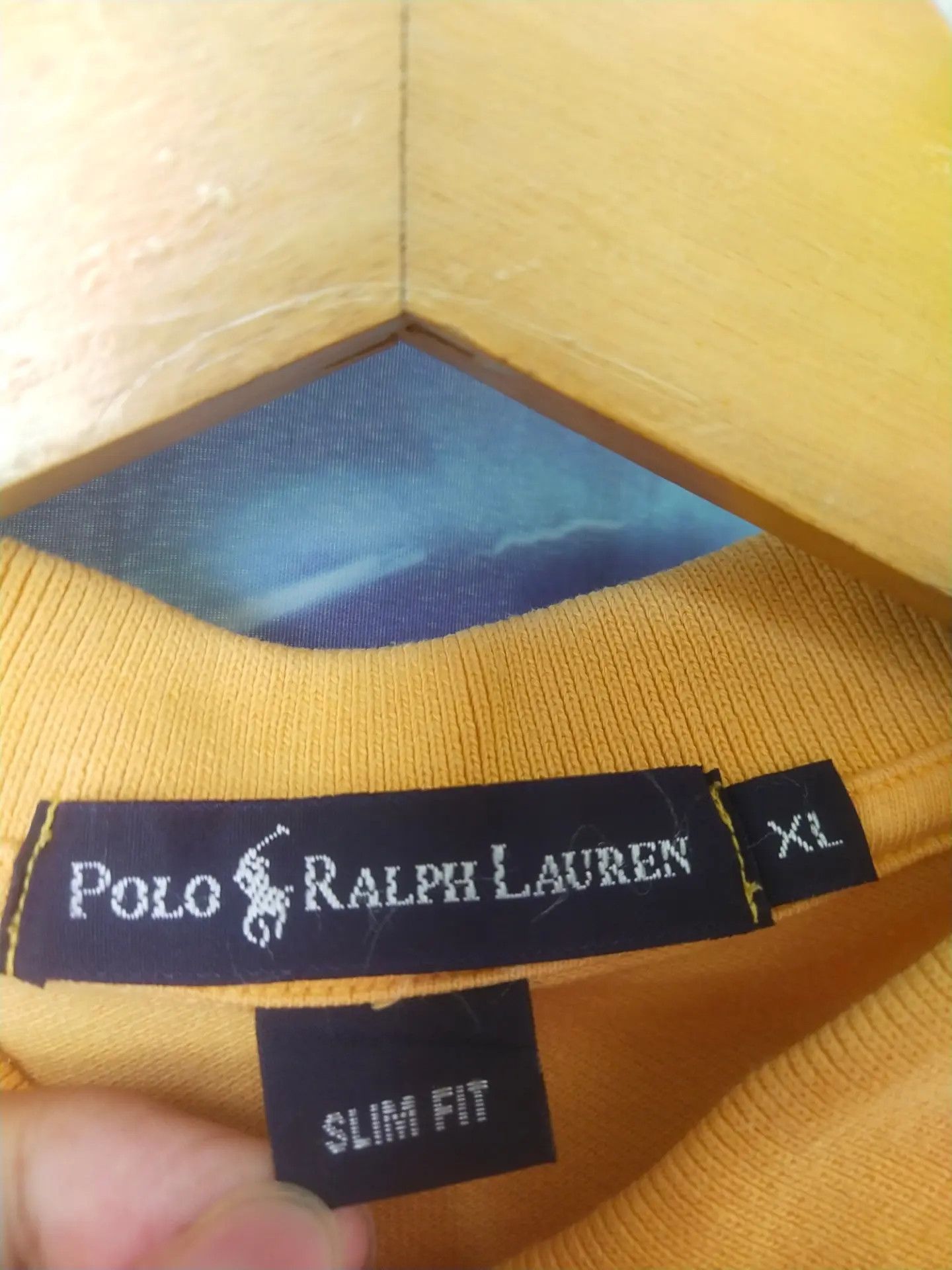 Polo Ralph Lauren Vintage Polo Ralph Lauren Yellow Slim Fit Woman Polo Shirt Size XL / US 12-14 / IT 48-50 - 2 Thumbnail