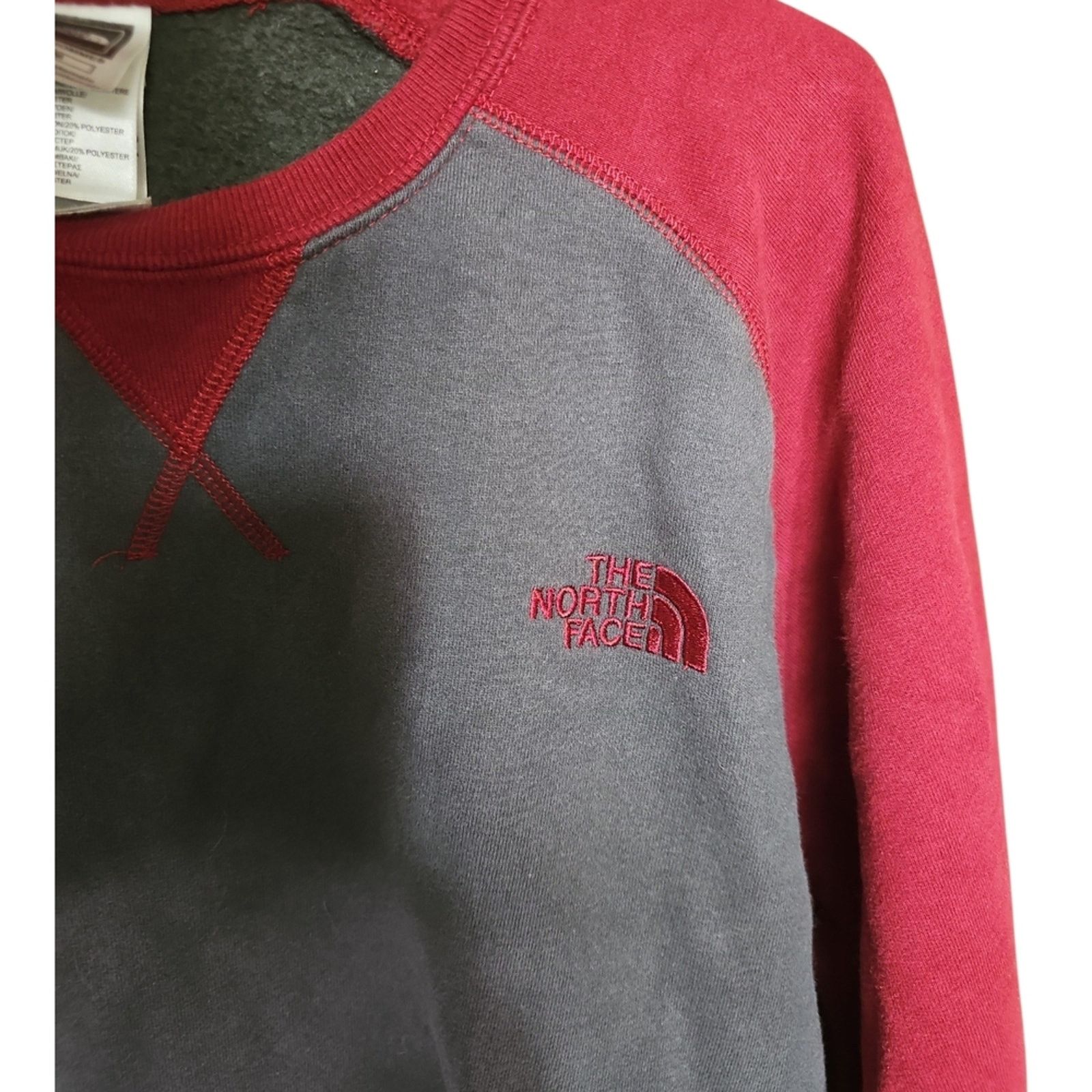 The North Face The North Face Men's Red and Gray Sweater Size US M / EU 48-50 / 2 - 3 Thumbnail