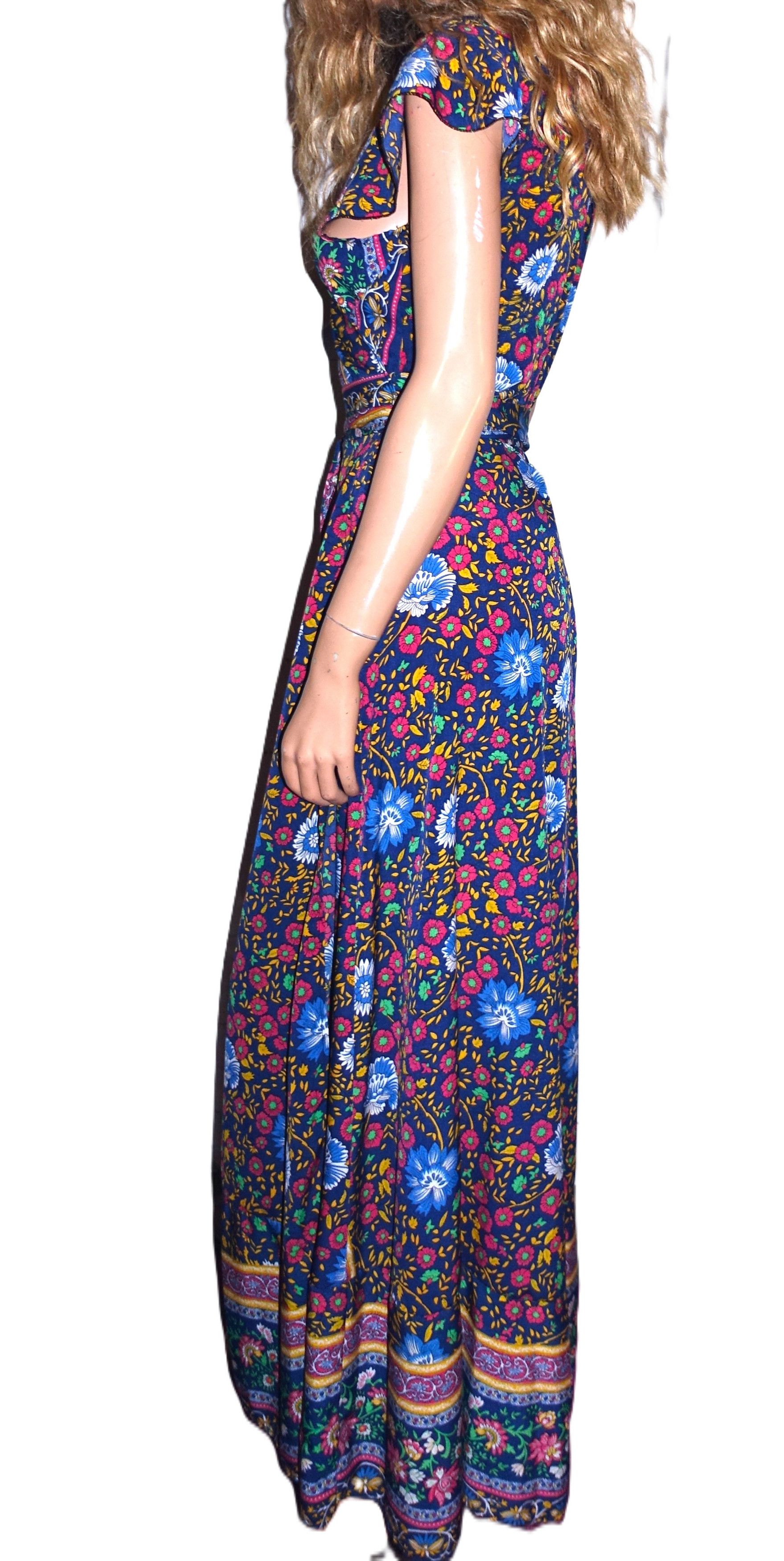 Other Highness Floral Boho Wrap Dress L Size L / US 10 / IT 46 - 5 Thumbnail