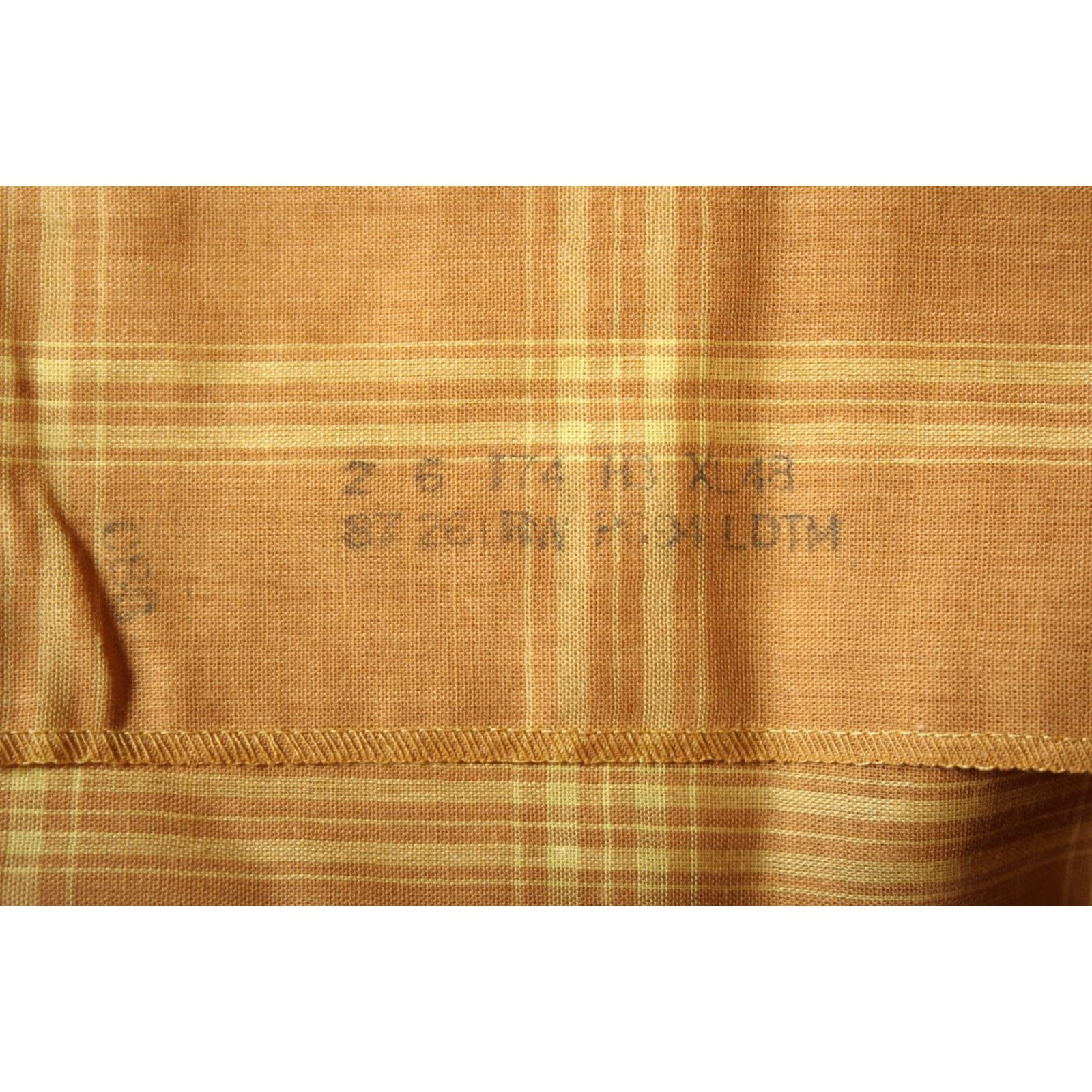 Van Heusen VINTAGE Van Heusen Shirt Yellow Plaid Button Front Big & Tall XLT 17-17.5 Mens Size US XL / EU 56 / 4 - 7 Thumbnail
