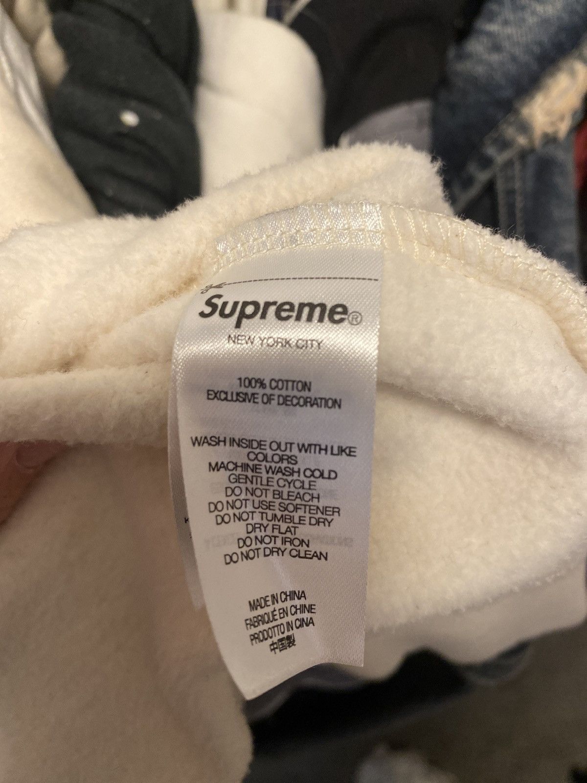 Supreme Supreme Embroidered Hood Sweatshirt Size US M / EU 48-50 / 2 - 6 Thumbnail