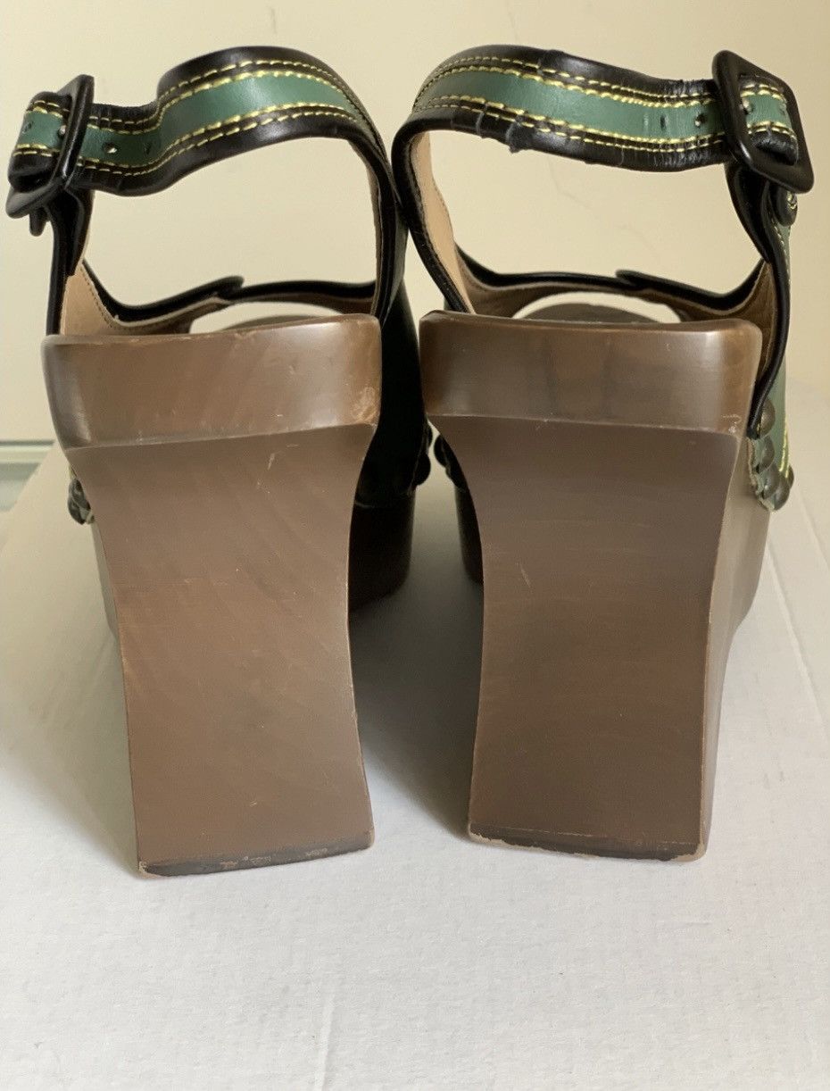 Marni Marni Leather Platform Wedge Sandals Size US 10 / IT 40 - 6 Thumbnail