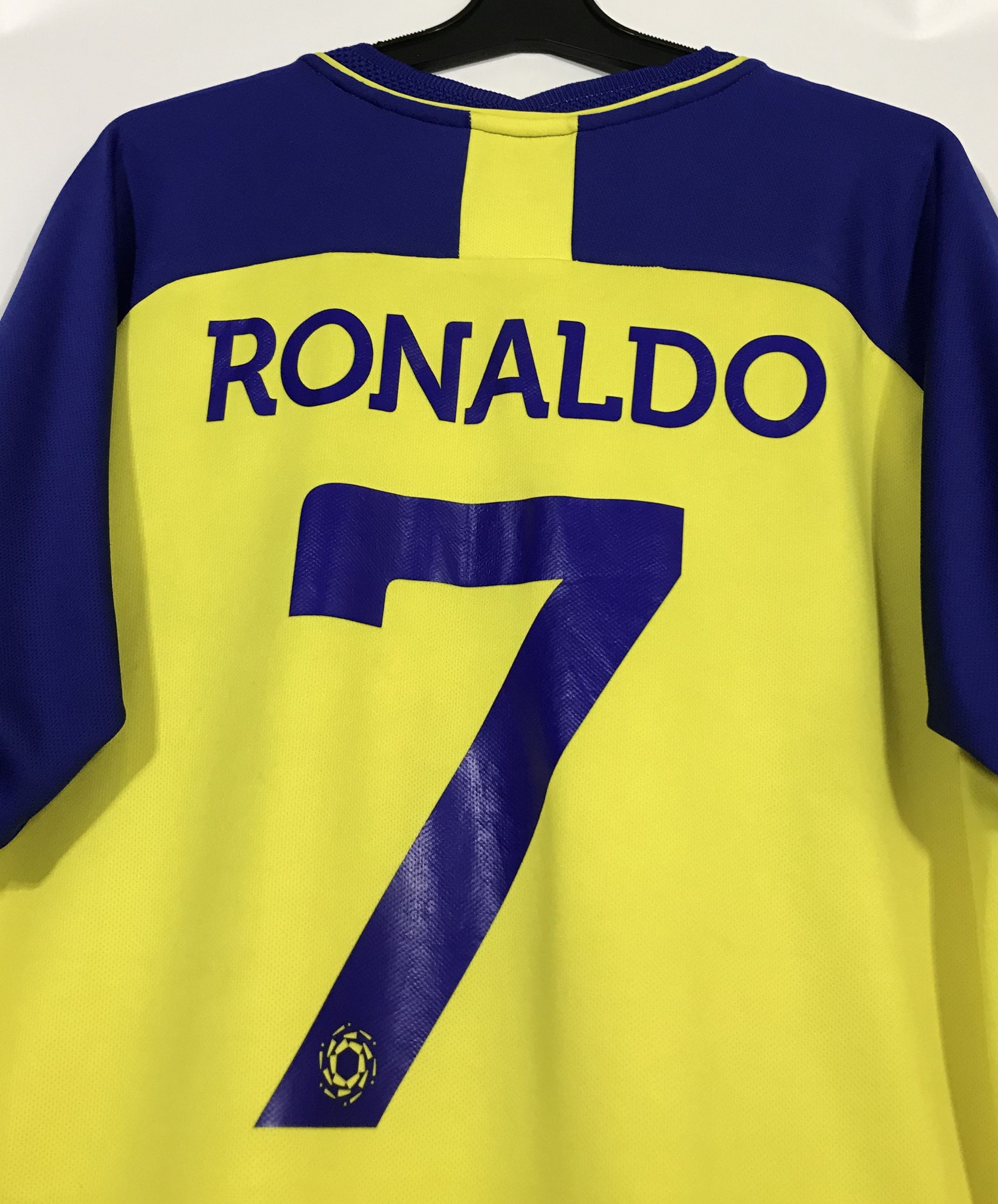 Adidas #7 Ronaldo Al Nassr 2022/2023 Home Soccer Jersey Shirt Size US XL / EU 56 / 4 - 8 Thumbnail