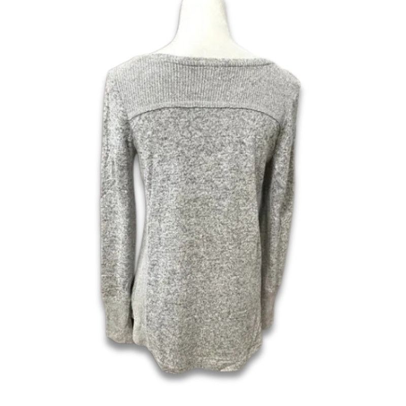 Other Mudd Marled Sweater Scoop Neckline Long Sleeve Gray S Size S / US 4 / IT 40 - 4 Thumbnail