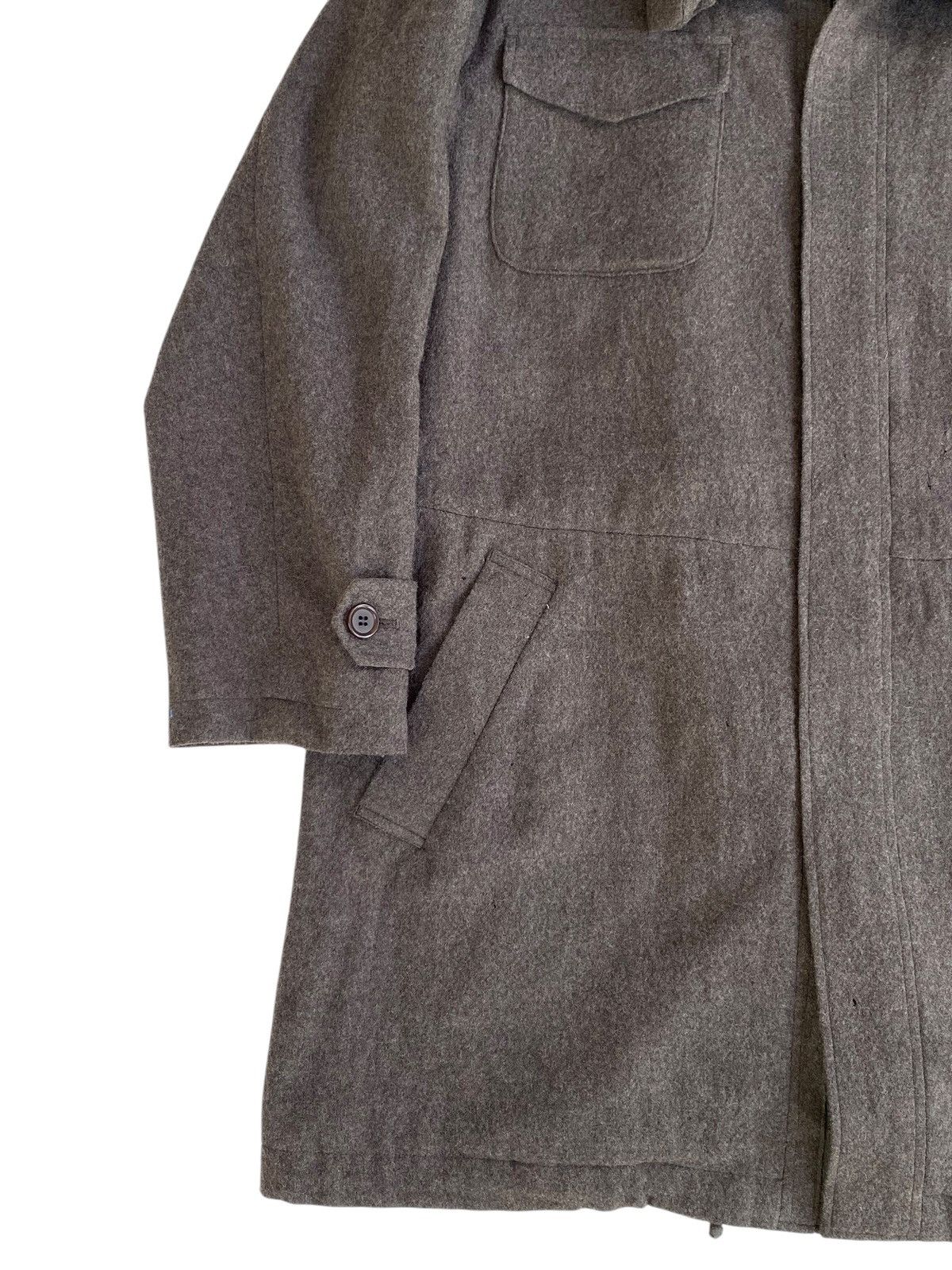 Issey Miyake Plantation Wool Long Jacket Hoodie Size US L / EU 52-54 / 3 - 6 Thumbnail