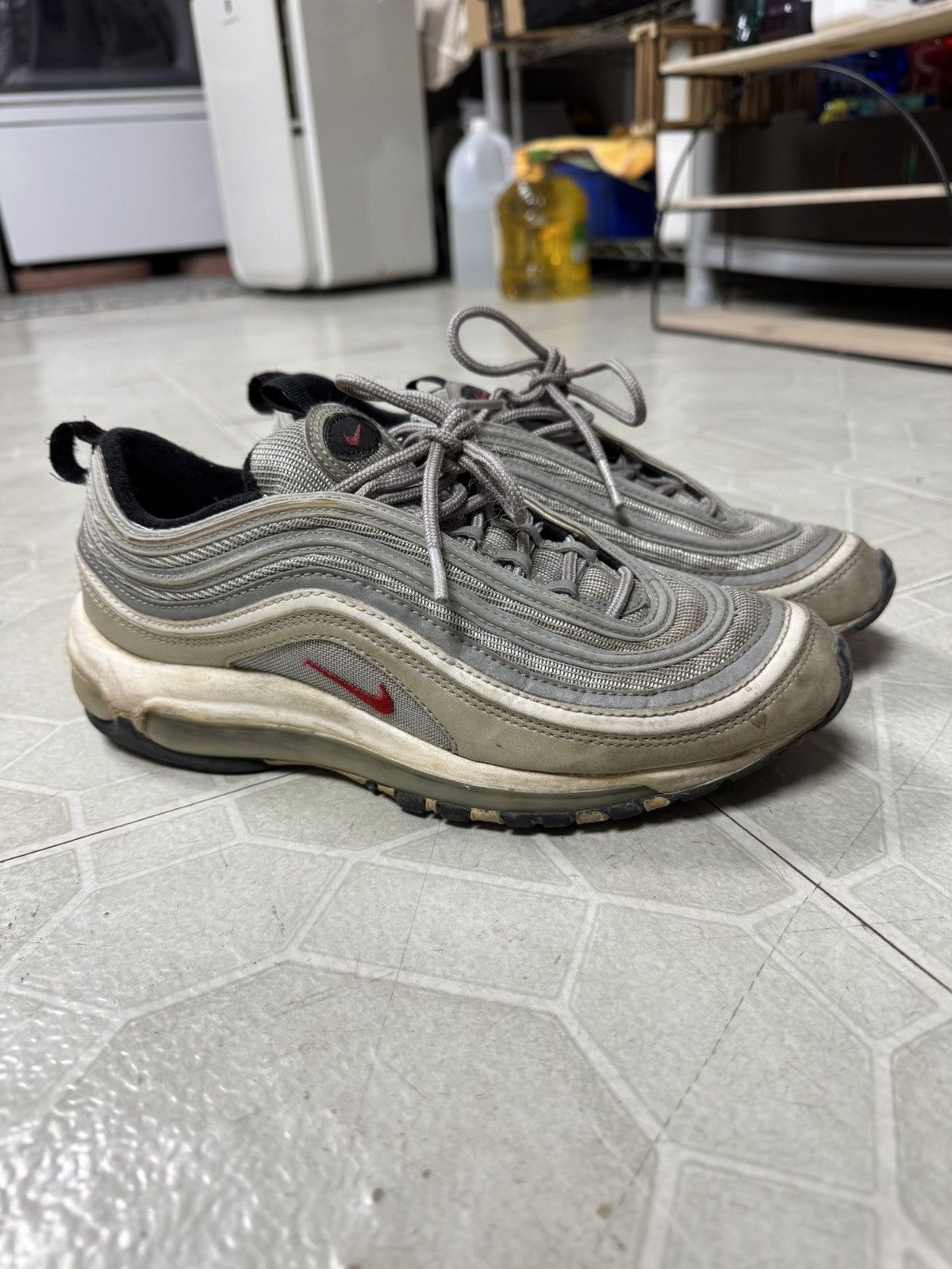 Nike Nike Air Max 97 OG Silver Bullet Size US 7 / EU 40 - 1 Thumbnail