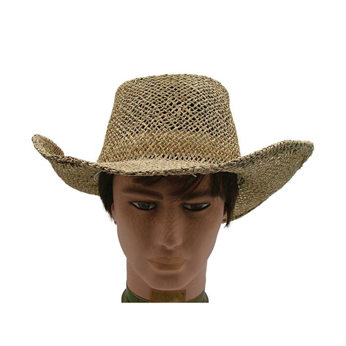 Port Authority Port Authority Wide Brim Hat Unisex Tan Beach Cowboy ...