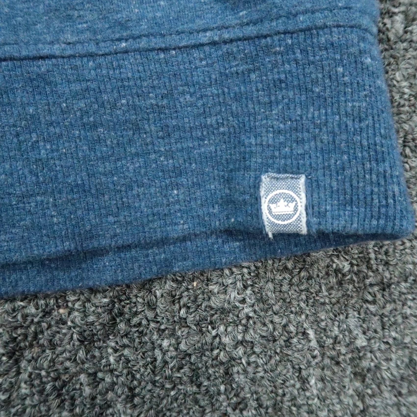 Peter Millar Peter Millar Hoodie Mens 2XL Blue Lava Wash Pullover Hooded Stretch Pockets/Long Sleeve Shirt? Size US XXL / EU 58 / 5 - 4 Thumbnail