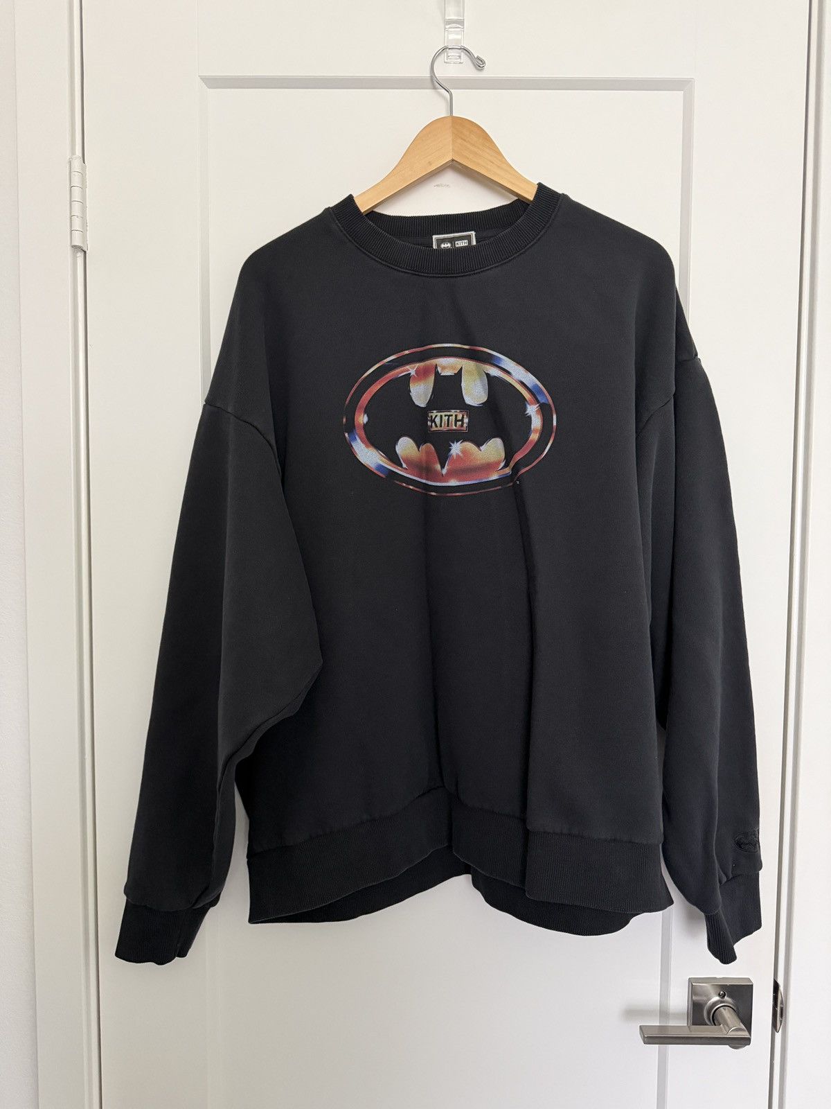 DC Comics Kith x Batman 1989 Logo Vintage Nelson Crewneck Size US XL / EU 56 / 4 - 1 Thumbnail
