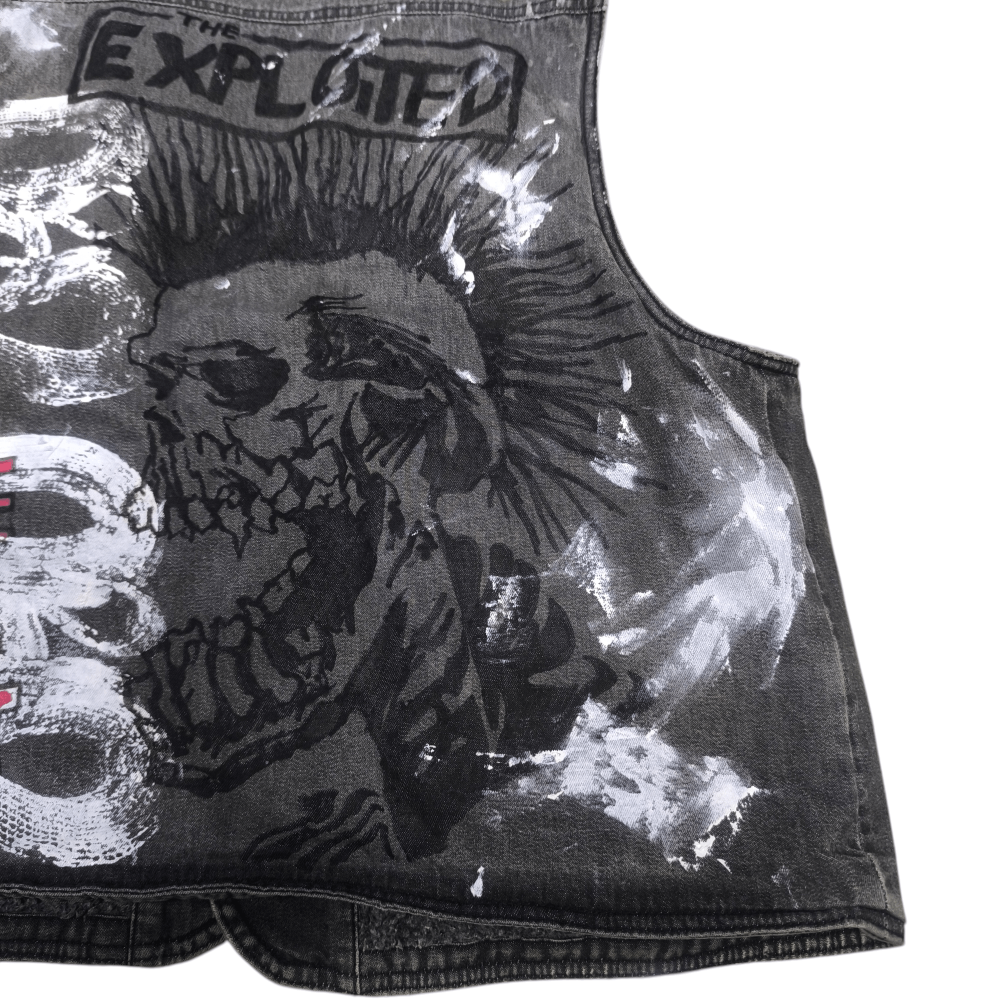 Band Tees PUNK ROCK VEST THE EXPLOITED CIRCLE JERKS HYSTERIC Size US L / EU 52-54 / 3 - 13 Thumbnail