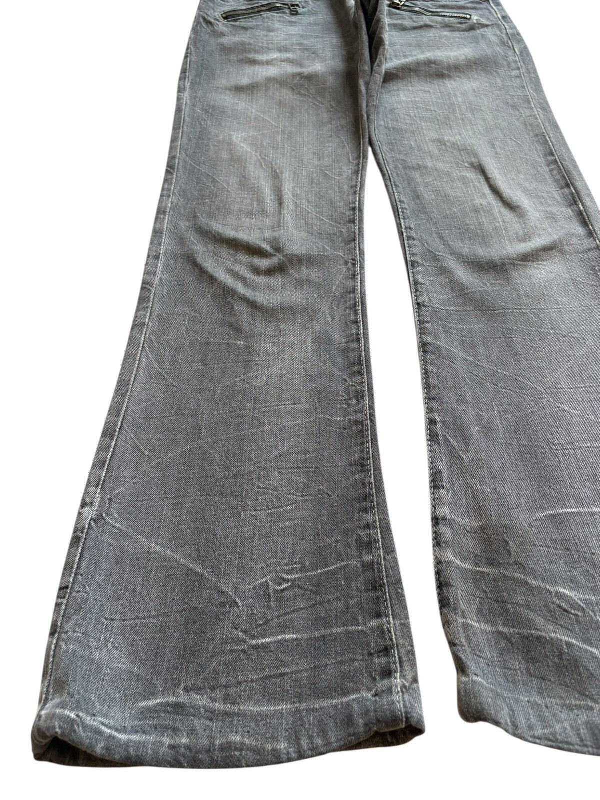 Japanese Brand Vintage Jack Serika Tactical Distressed Bootcut Flare Jeans Size US 31 - 6 Thumbnail