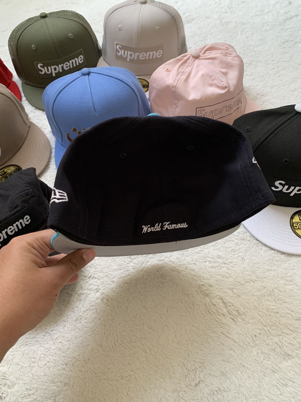 New Era × Supreme Supreme X New Era 2 Tone Box Logo SS22 Size 42 - 5 Thumbnail