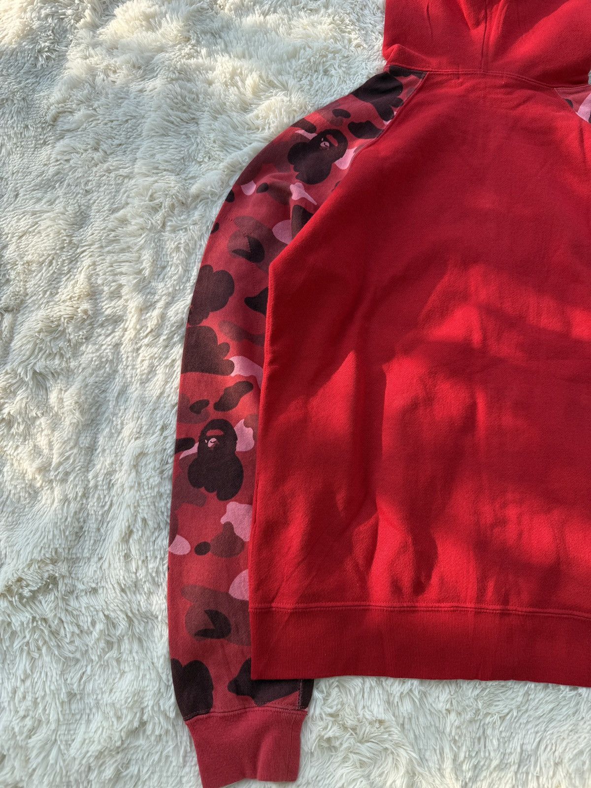 Bape Bape Red camo full zip hoodie Size S / US 4 / IT 40 - 13 Thumbnail