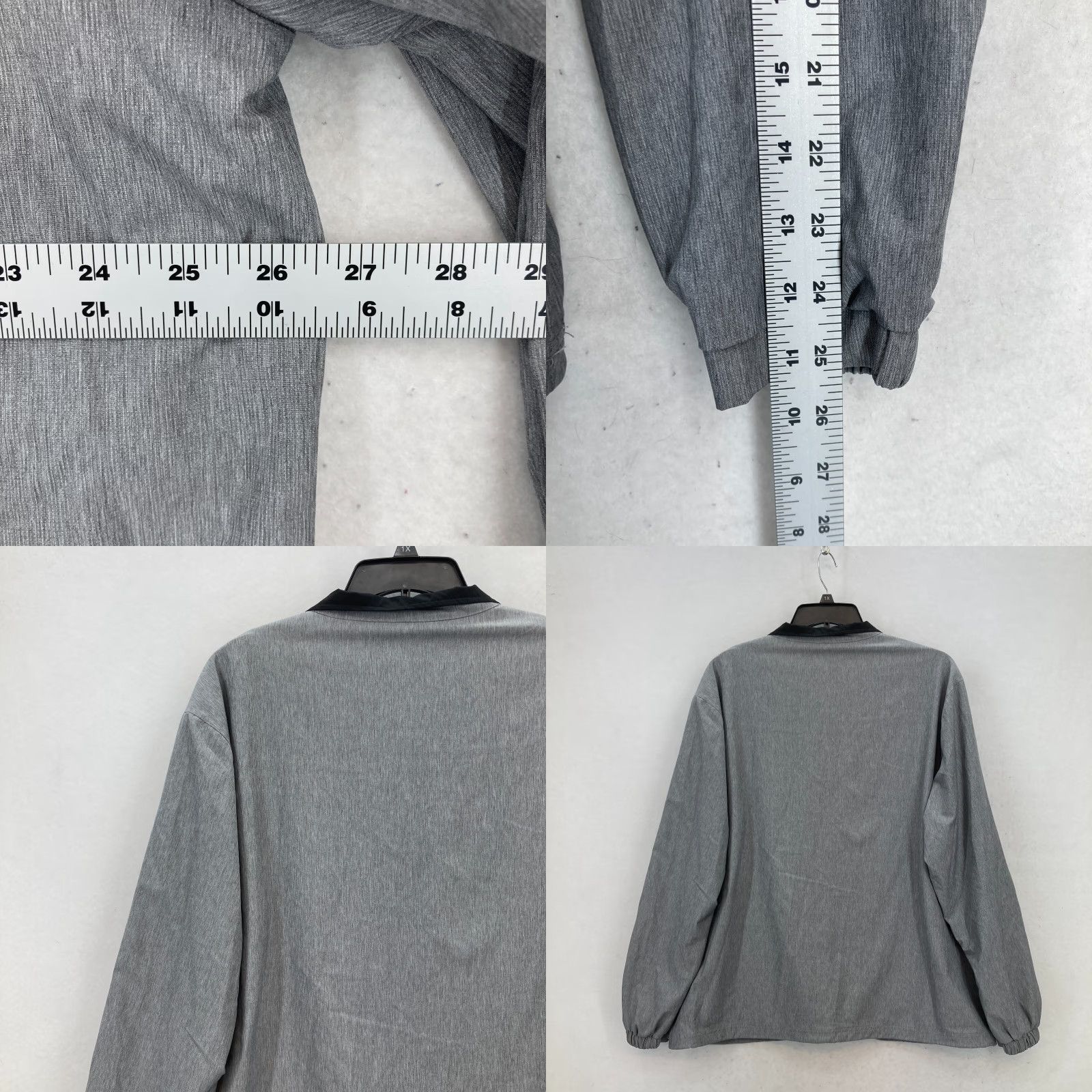 Vintage Walter Hagen Hydro Halt 1/4 Zip Pullover Windbreaker Jacket Mens XL Gray Golf Size US XL / EU 56 / 4 - 8 Thumbnail