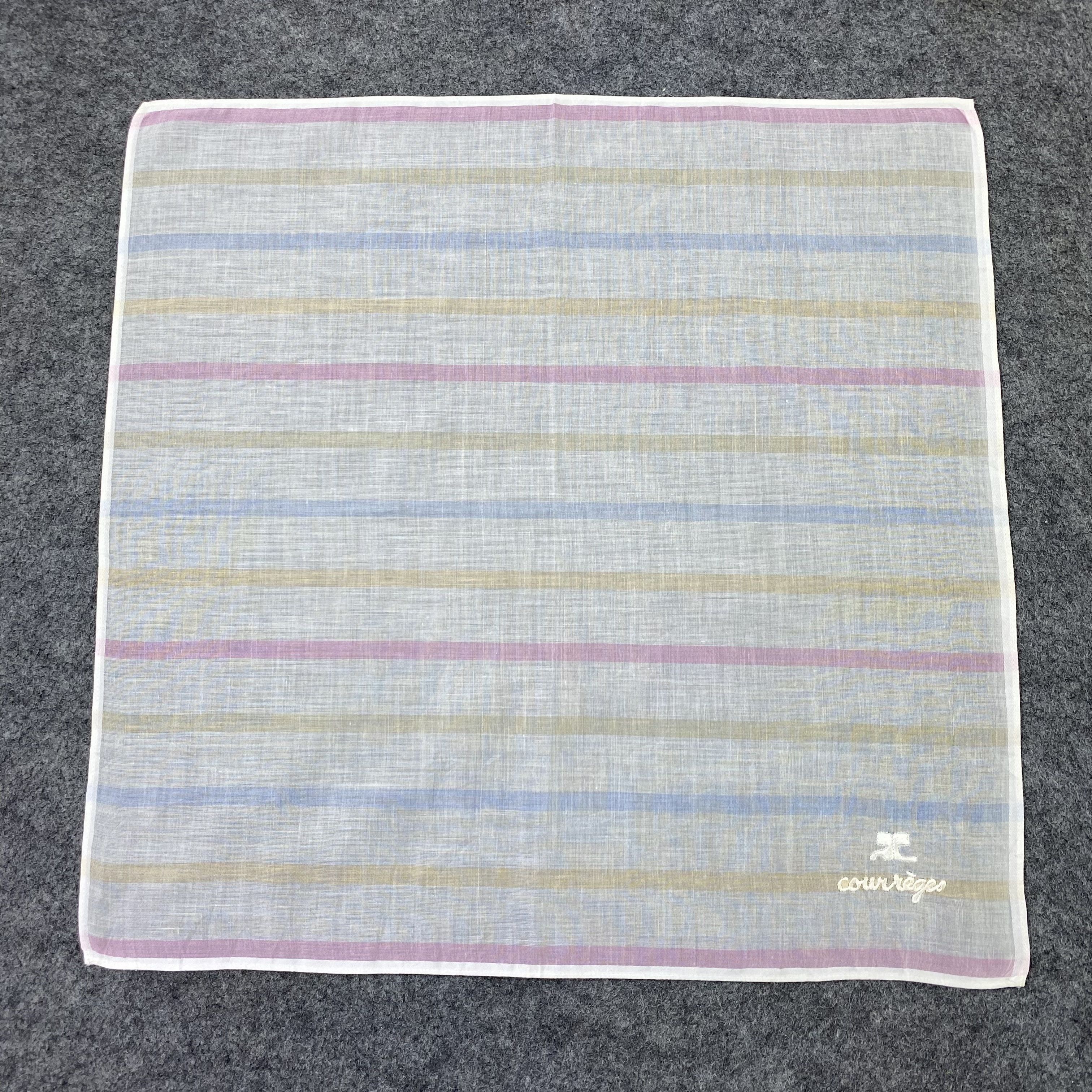 Courreges Courreges Handkerchief / Bandana / Neckerchief-B2152 Size ONE SIZE - 3 Thumbnail
