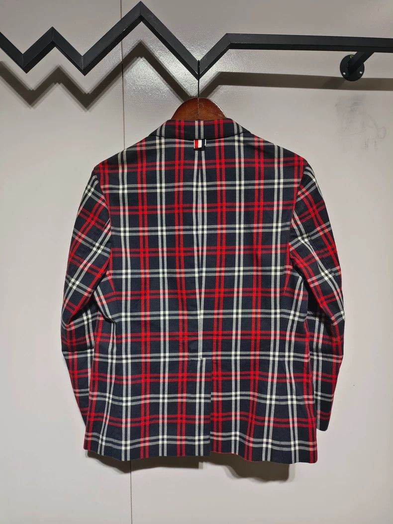 Thom Browne Thom Browne size1 Red plaid suit jacket Size 34S - 2 Thumbnail