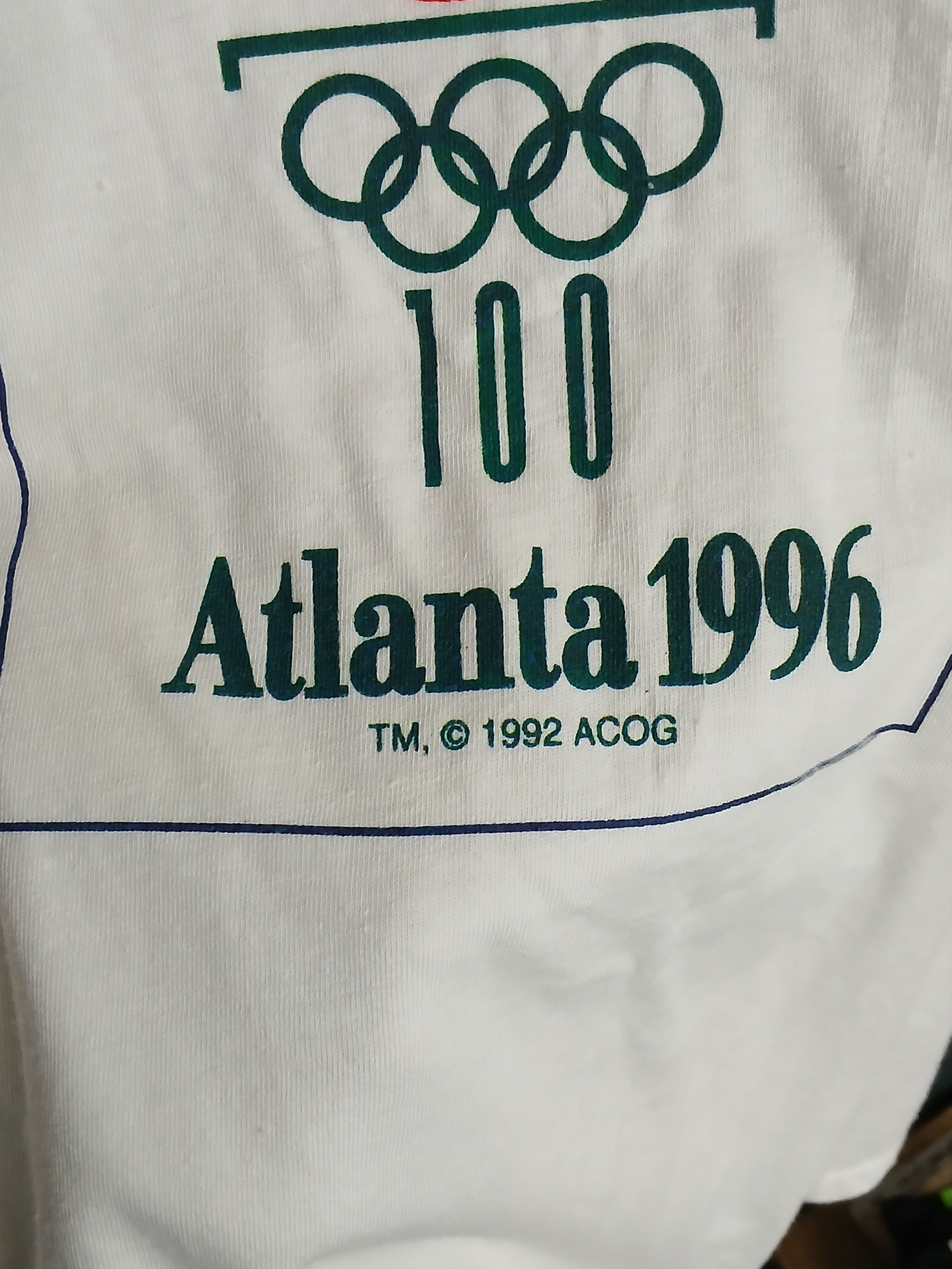 USA Olympics × Vintage Vintage Budweiser USA Olympic Games 1996 T-Shirt Size US XL / EU 56 / 4 - 5 Thumbnail