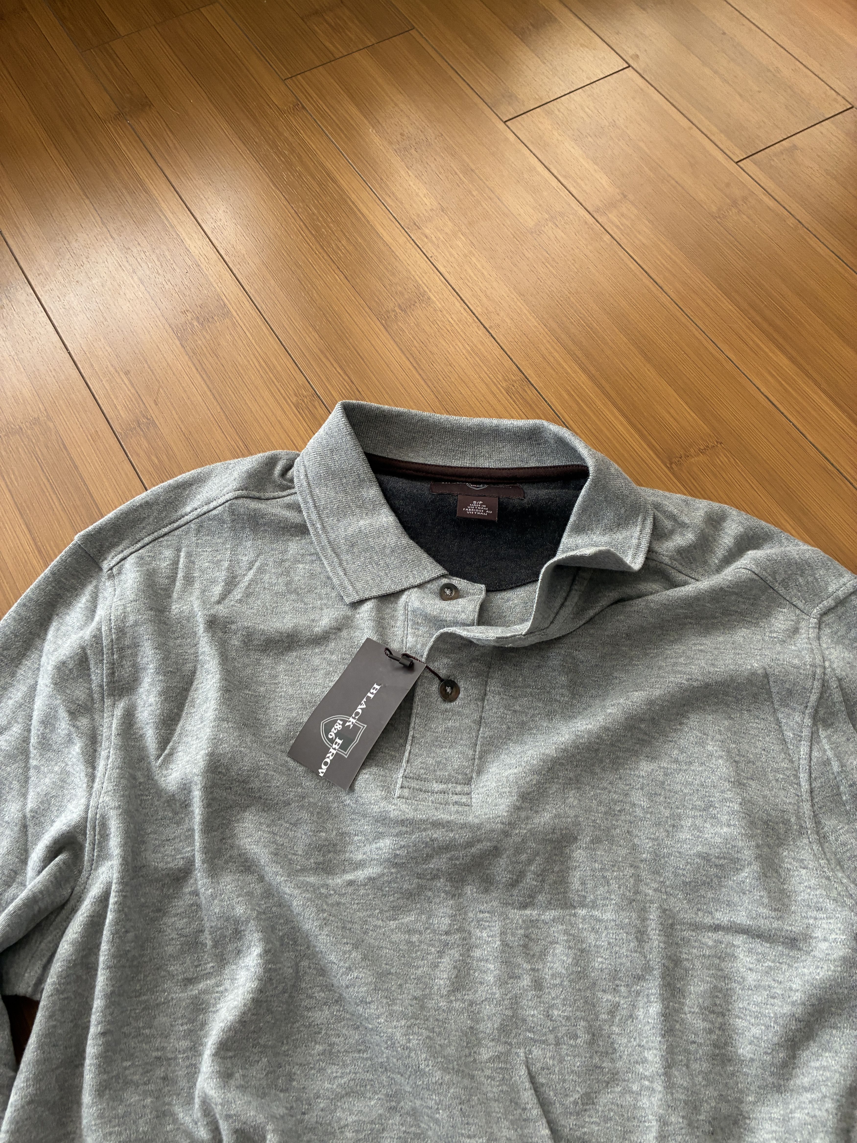 Black Brown 1826 Black Brown 1862 Quarry Gray Long Sleeve Shirt NWT - Small Size US S / EU 44-46 / 1 - 3 Thumbnail