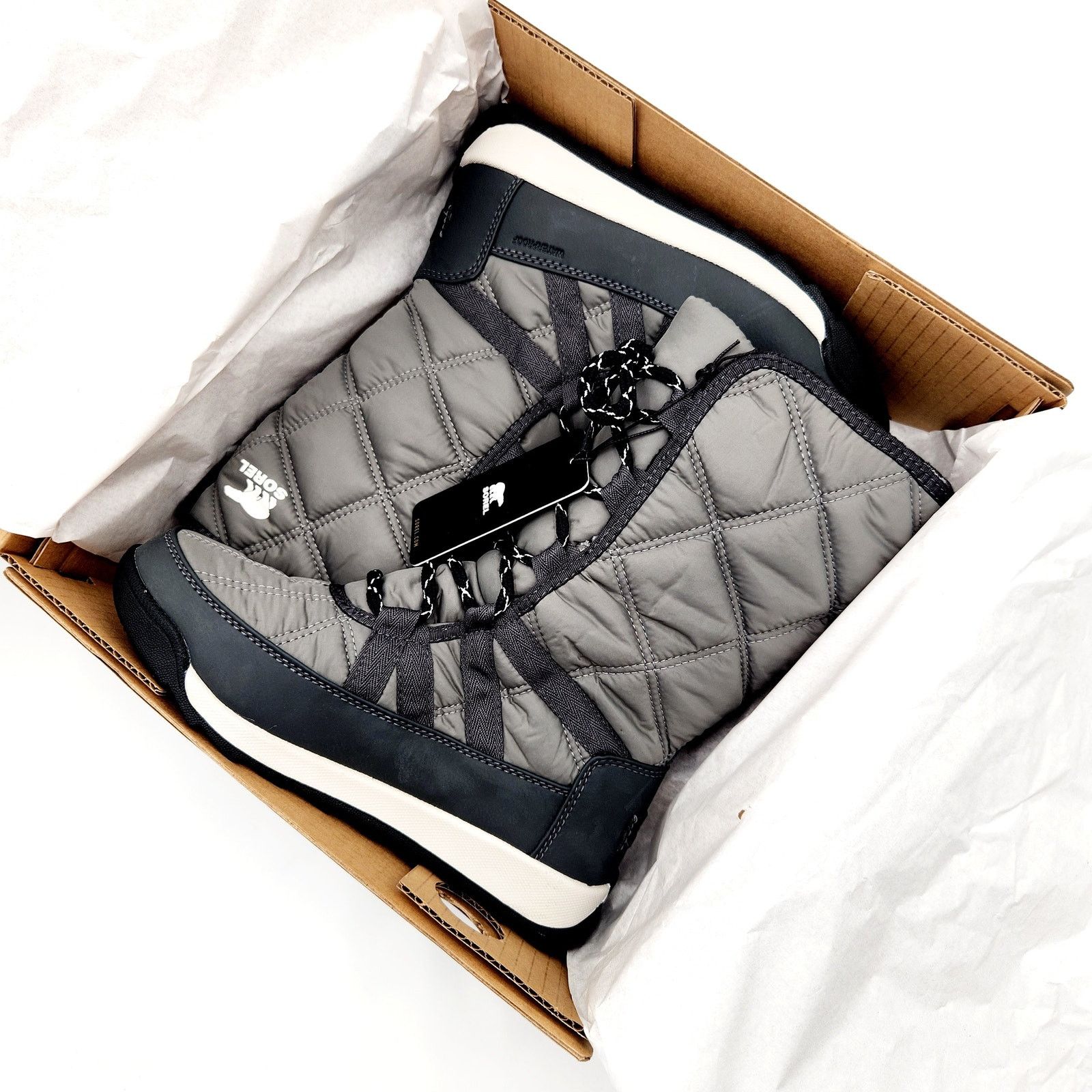 SOREL Sorel Women's Quarry Grey Waterproof Winter Boots Size US 5 Size US 5 / IT 35 - 2 Thumbnail